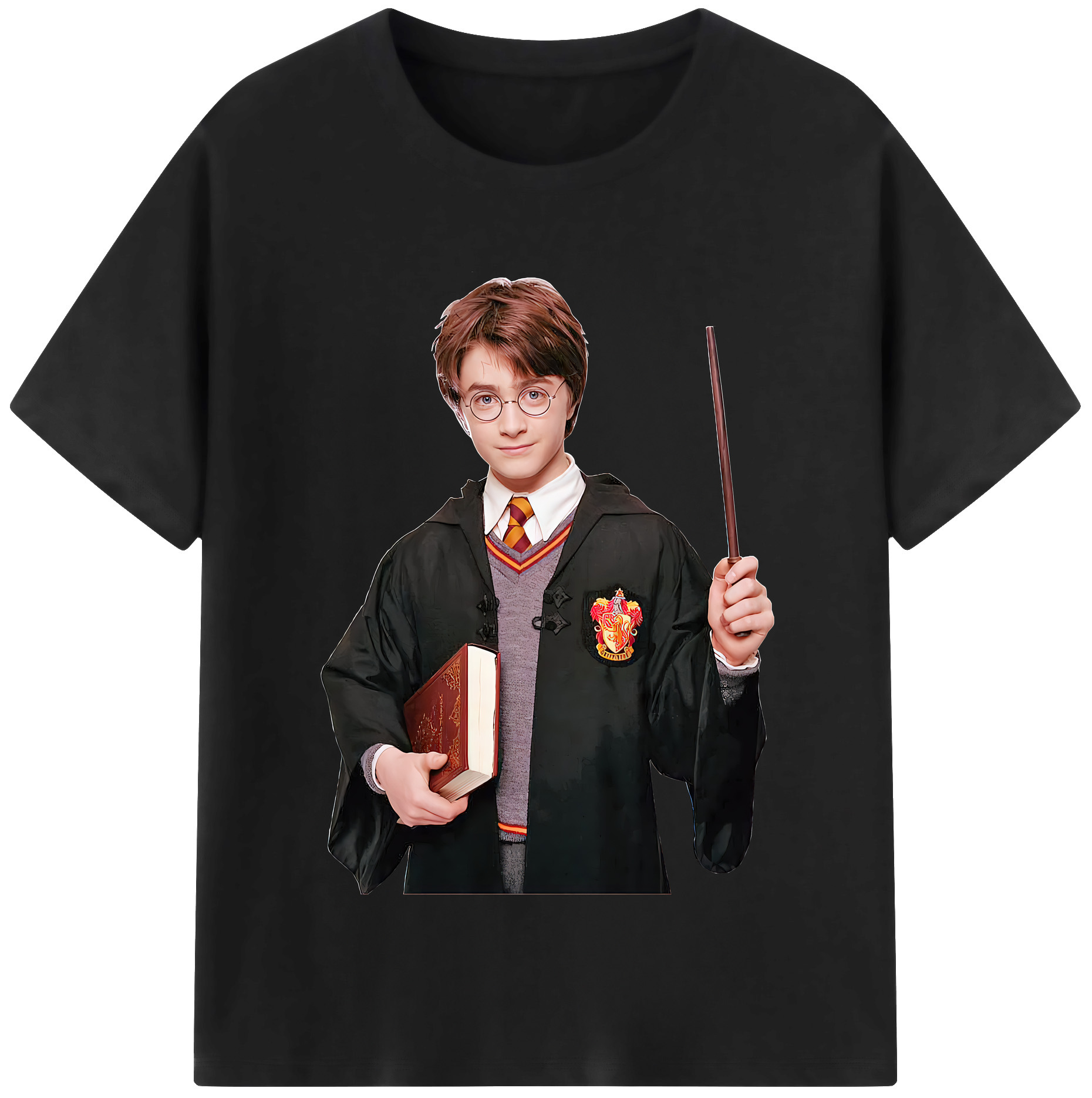 （画像用） Harry Potter ハリー・ポッターシリーズ 綿100％半袖Tシャツ（フロントプリント）