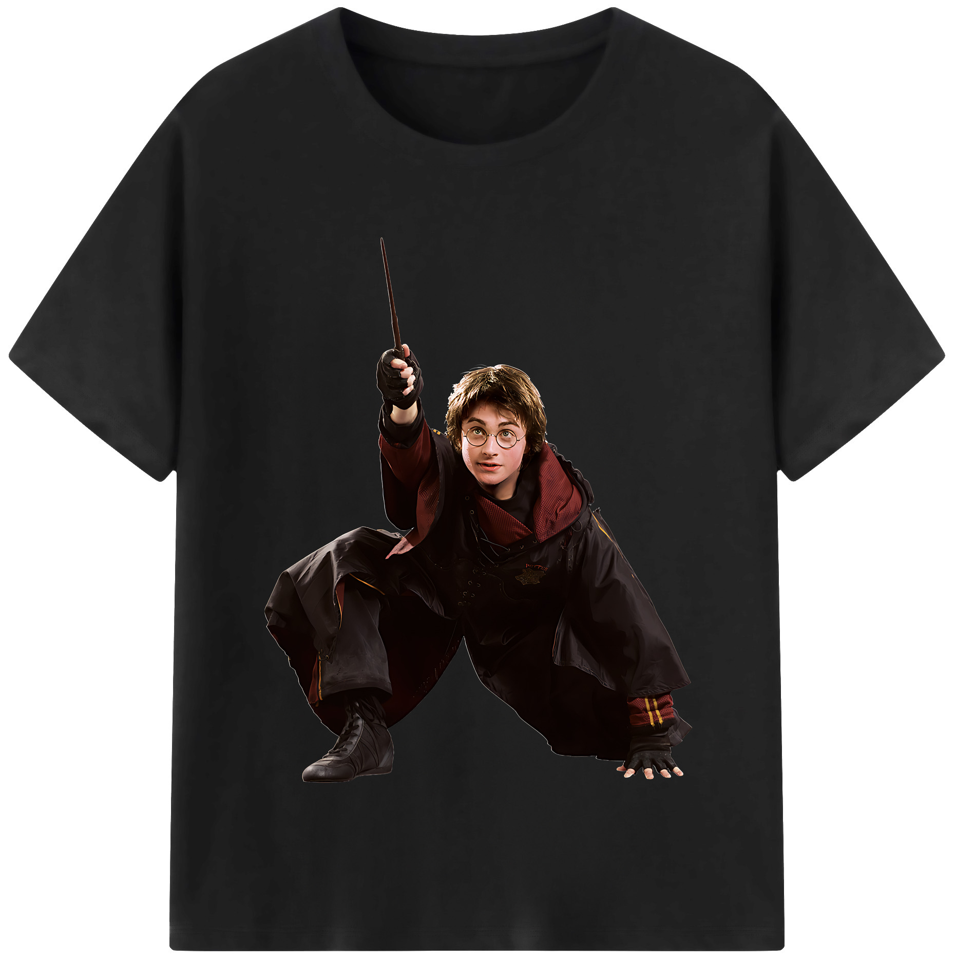 （画像用） Harry Potter ハリー・ポッターシリーズ 綿100％半袖Tシャツ（フロントプリント）