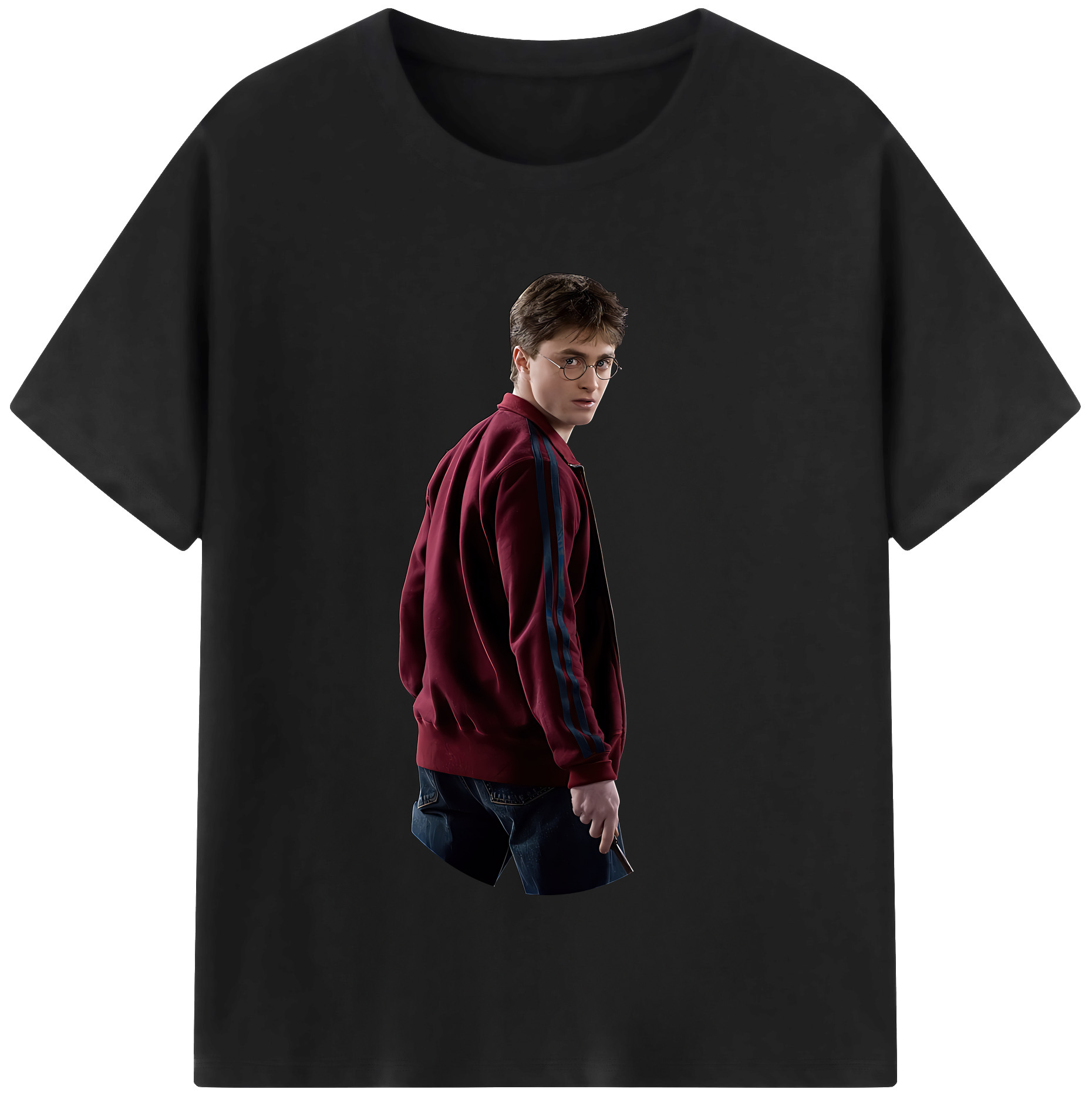 （画像用） Harry Potter ハリー・ポッターシリーズ 綿100％半袖Tシャツ（フロントプリント）