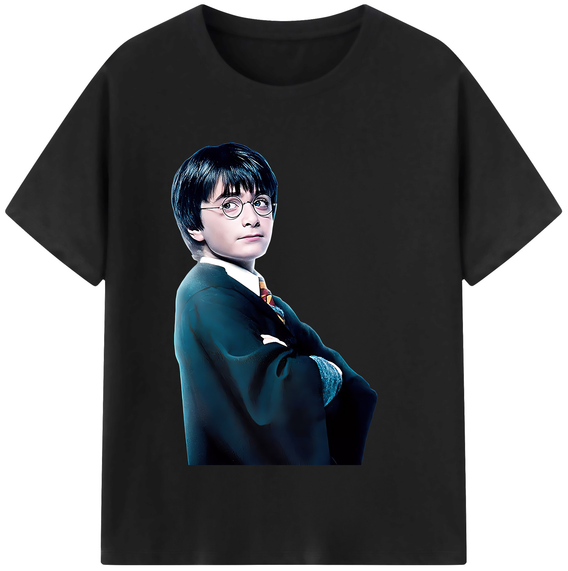 （画像用） Harry Potter ハリー・ポッターシリーズ 綿100％半袖Tシャツ（フロントプリント）