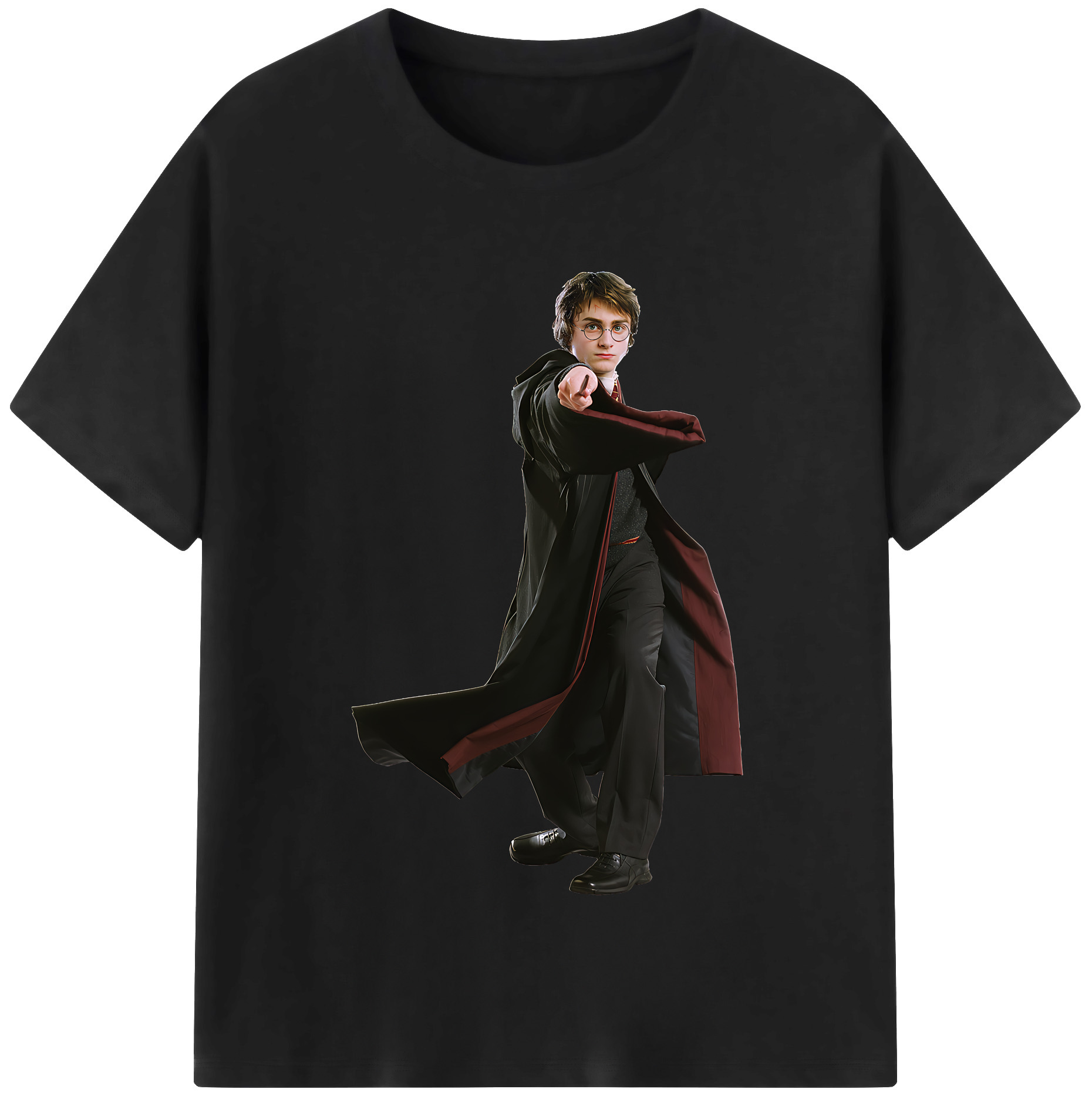 （画像用） Harry Potter ハリー・ポッターシリーズ 綿100％半袖Tシャツ（フロントプリント）