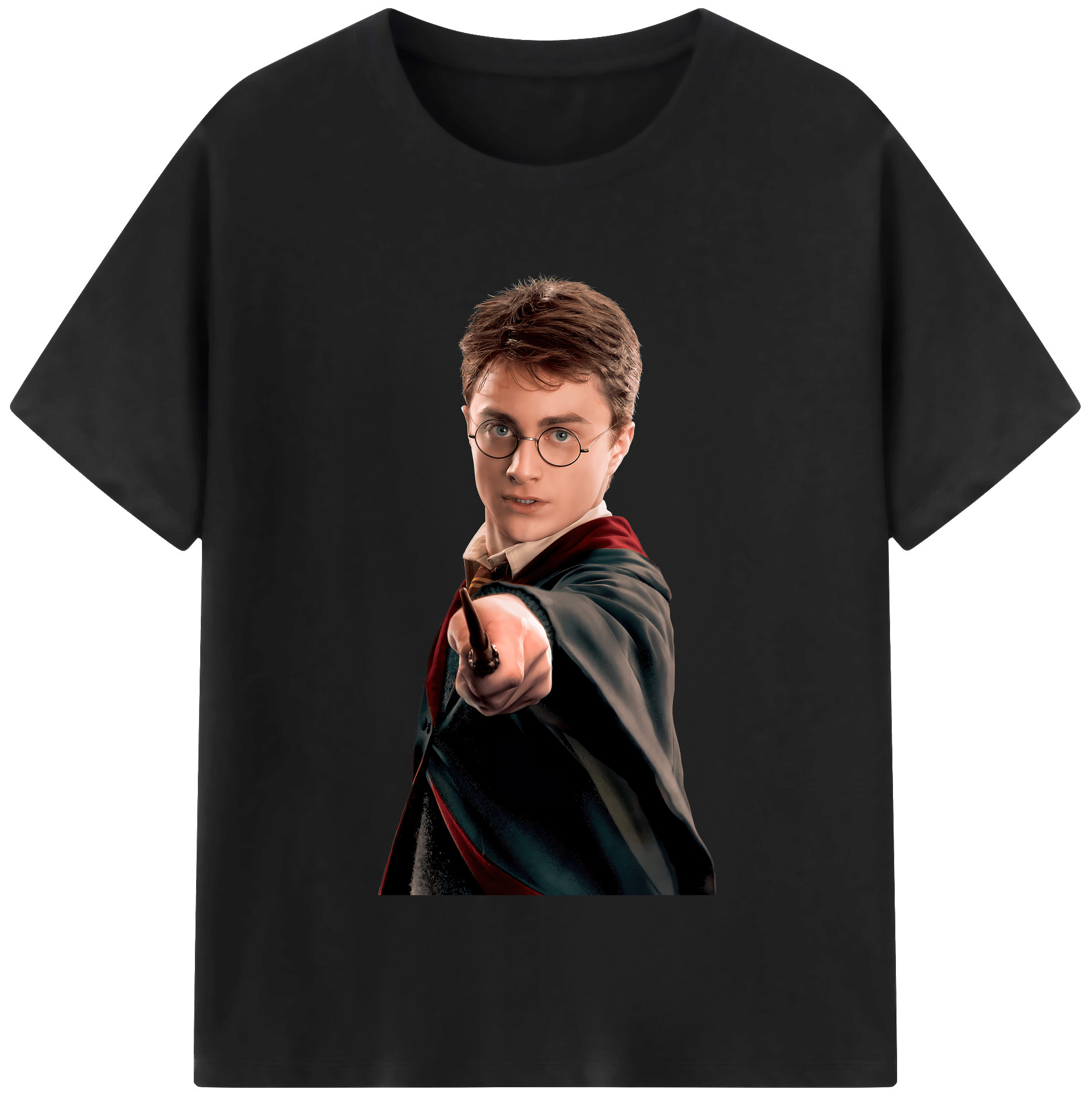 （画像用） Harry Potter ハリー・ポッターシリーズ 綿100％半袖Tシャツ（フロントプリント）