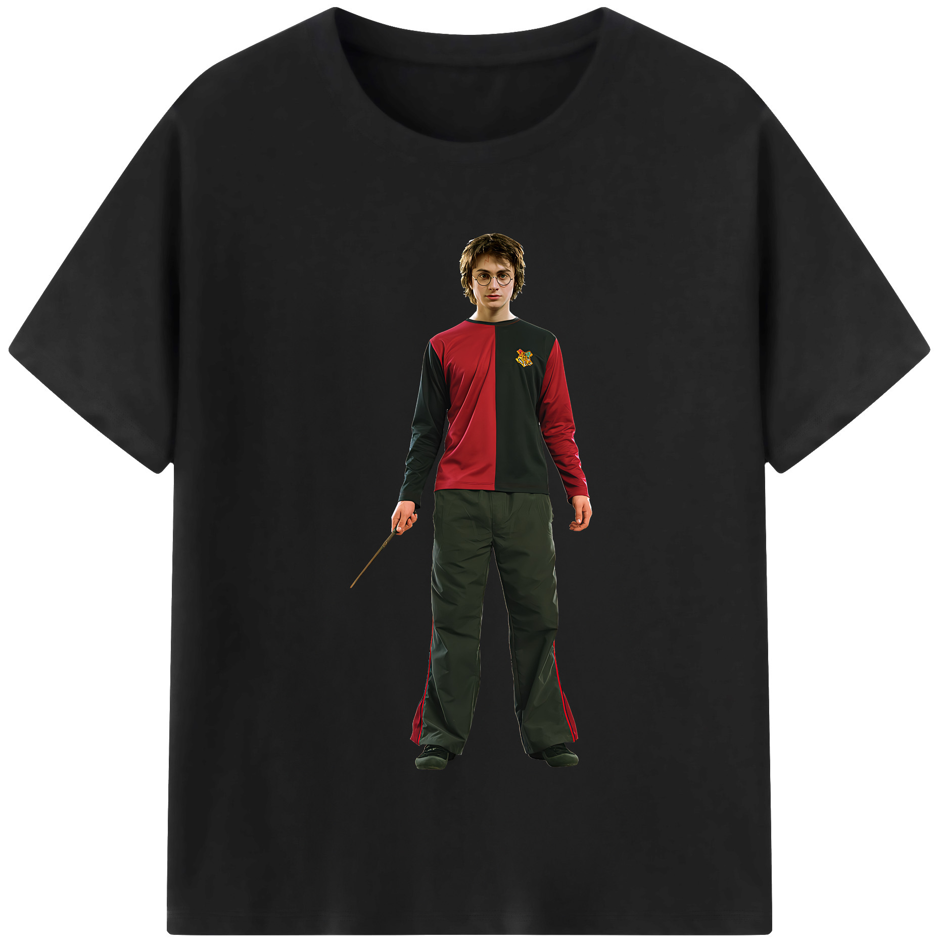（画像用） Harry Potter ハリー・ポッターシリーズ 綿100％半袖Tシャツ（フロントプリント）