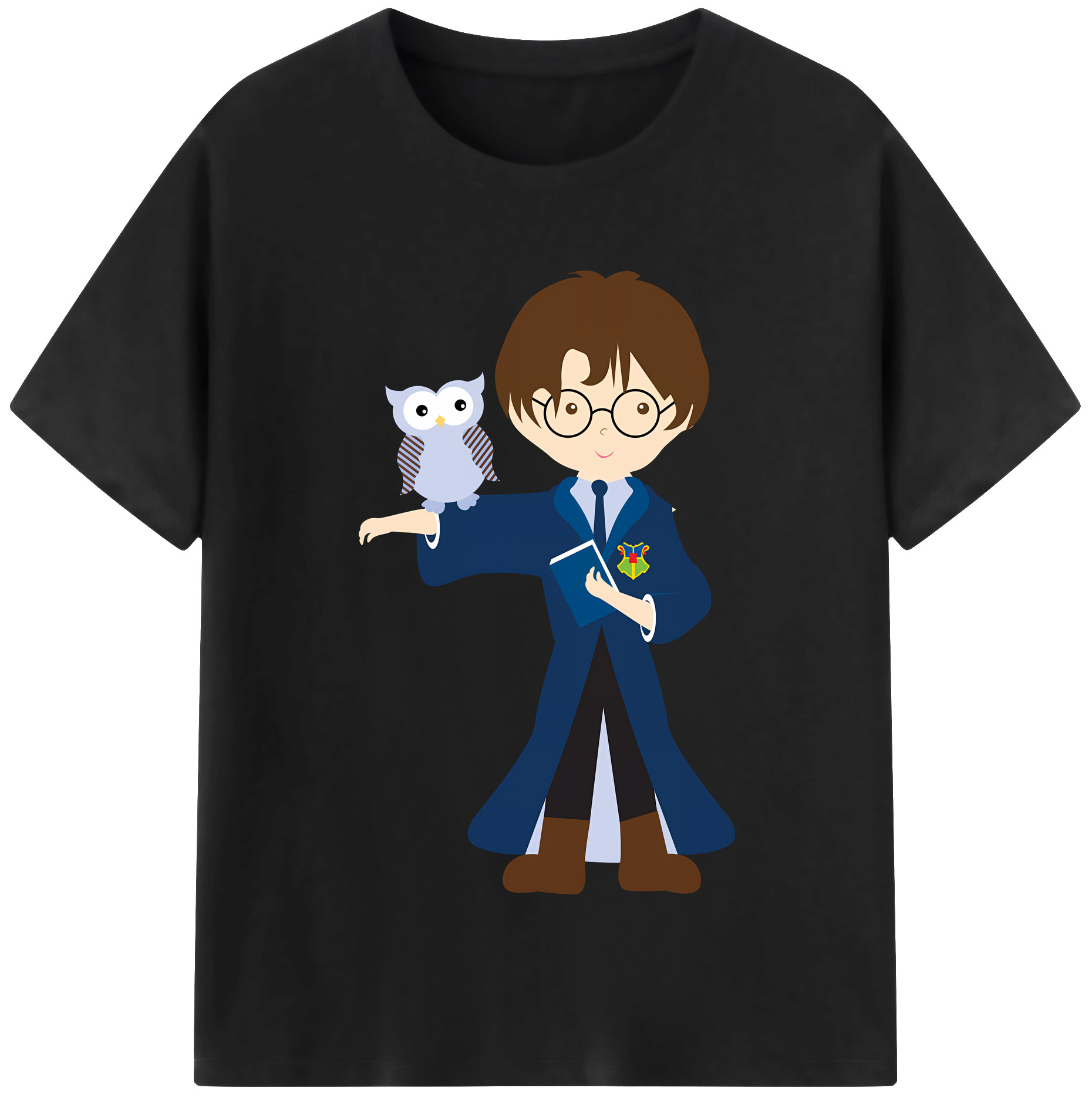 （画像用） Harry Potter ハリー・ポッターシリーズ 綿100％半袖Tシャツ（フロントプリント）