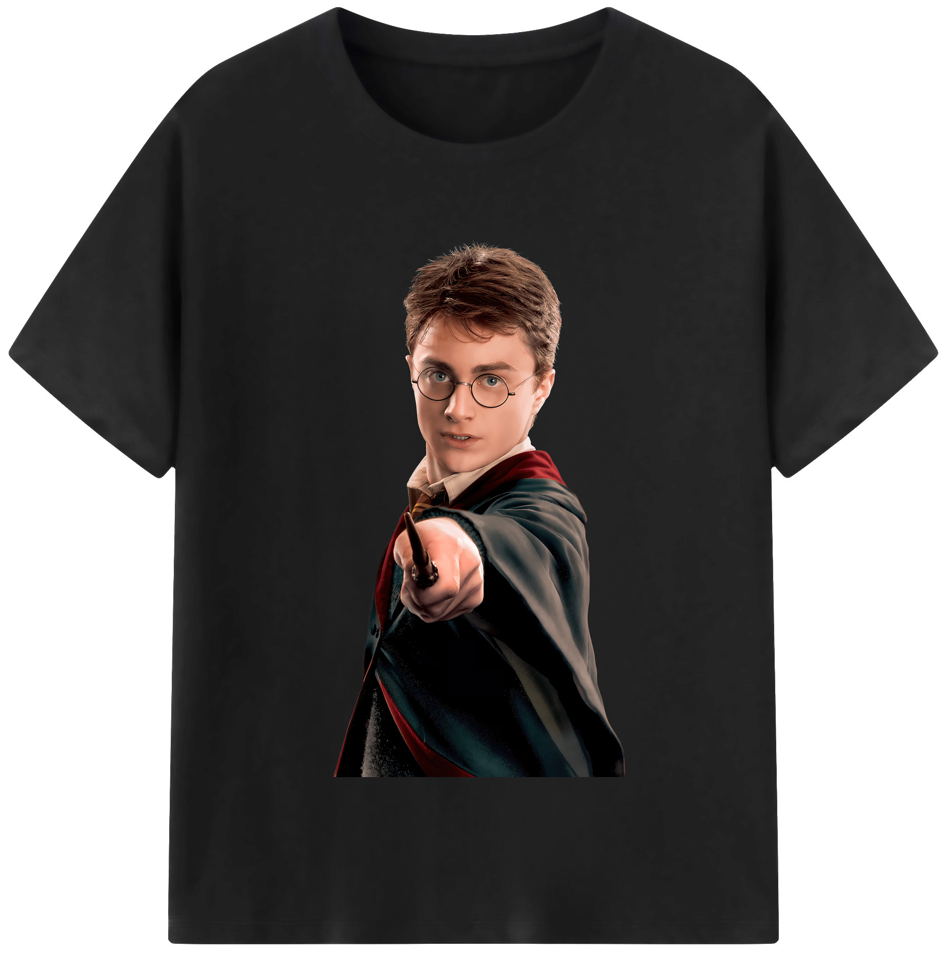 （画像用） Harry Potter ハリー・ポッターシリーズ 綿100％半袖Tシャツ（フロントプリント）