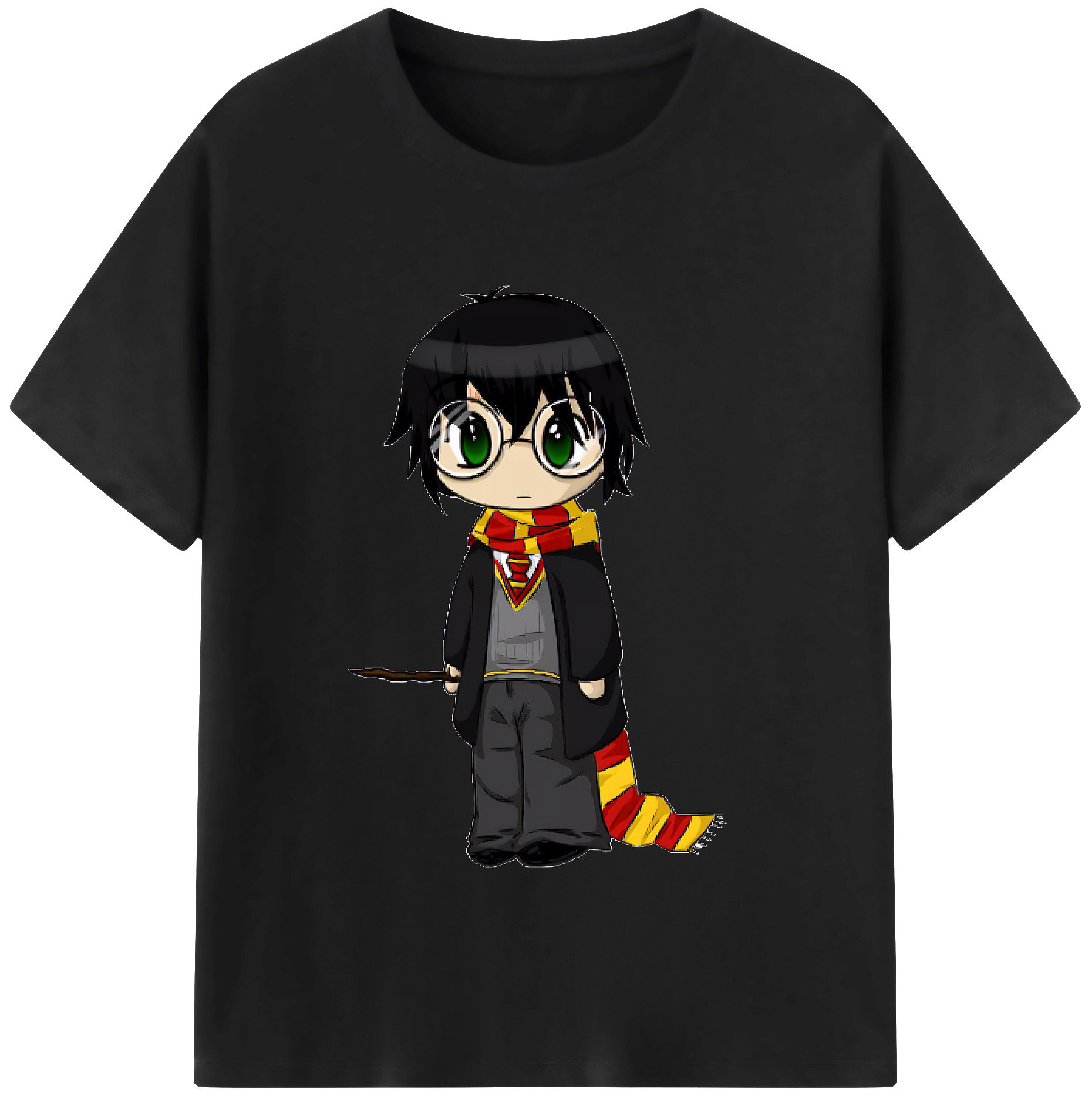 （画像用） Harry Potter ハリー・ポッターシリーズ 綿100％半袖Tシャツ（フロントプリント）