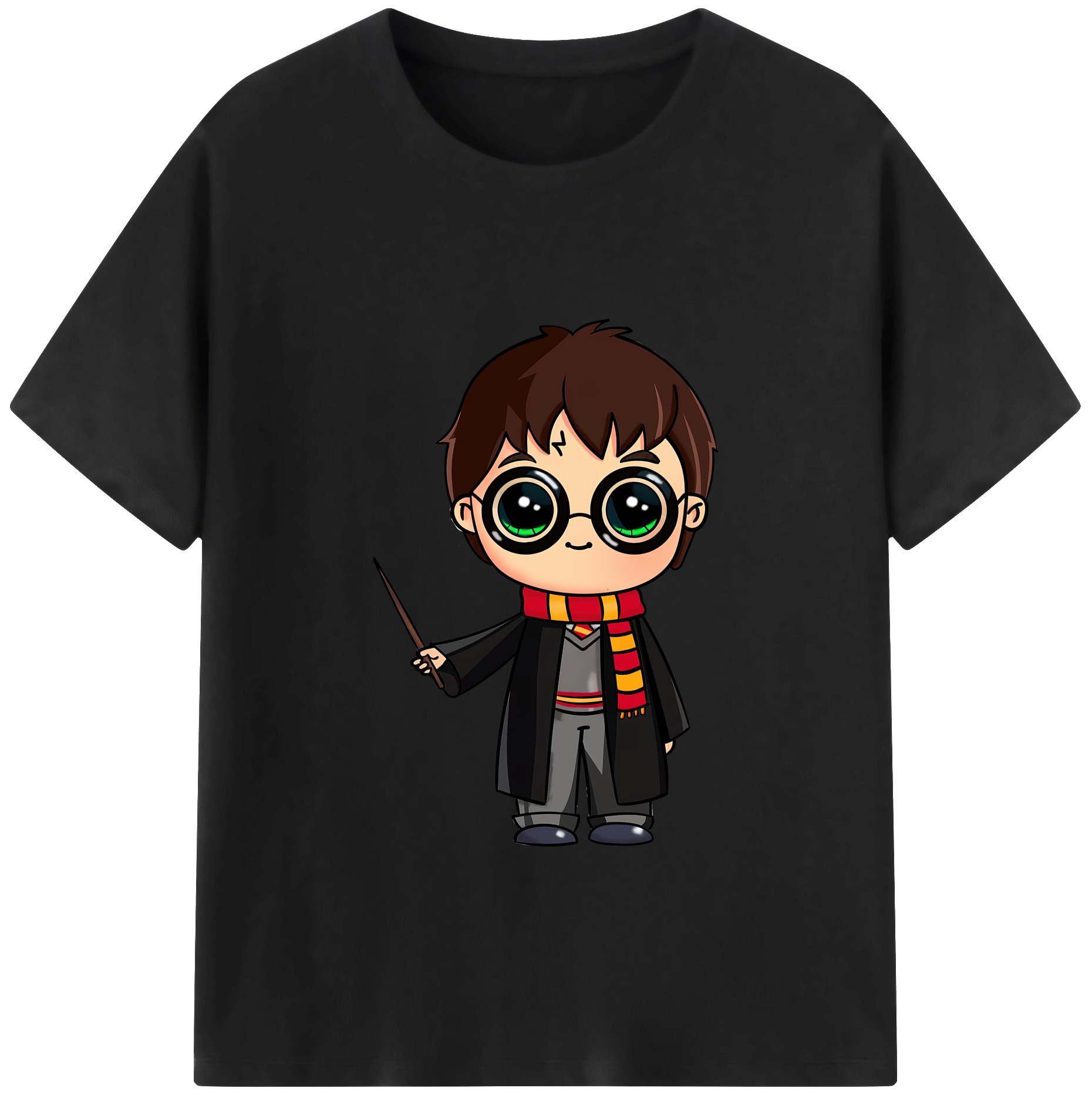 （画像用） Harry Potter ハリー・ポッターシリーズ 綿100％半袖Tシャツ（フロントプリント）