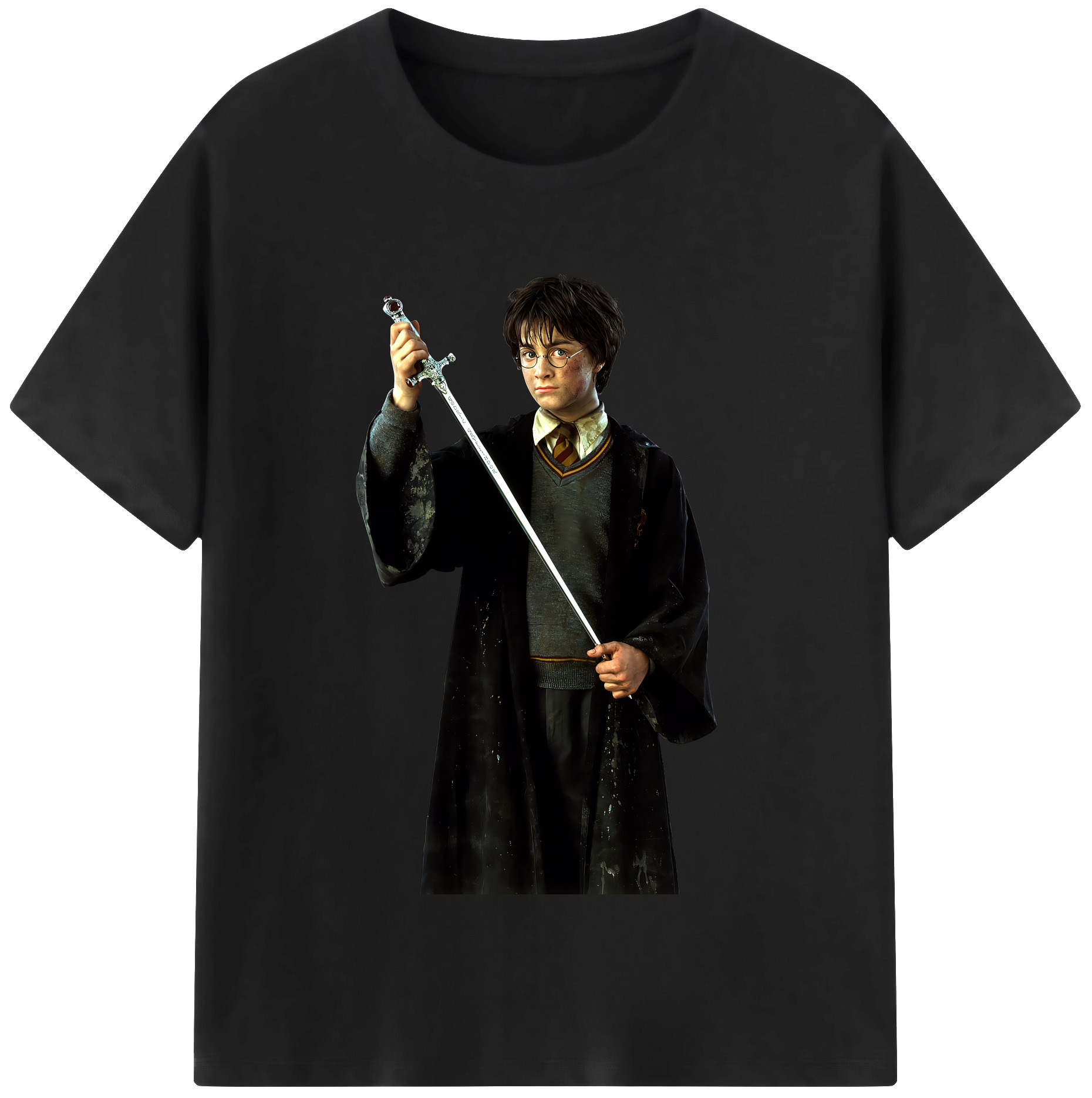 （画像用） Harry Potter ハリー・ポッターシリーズ 綿100％半袖Tシャツ（フロントプリント）