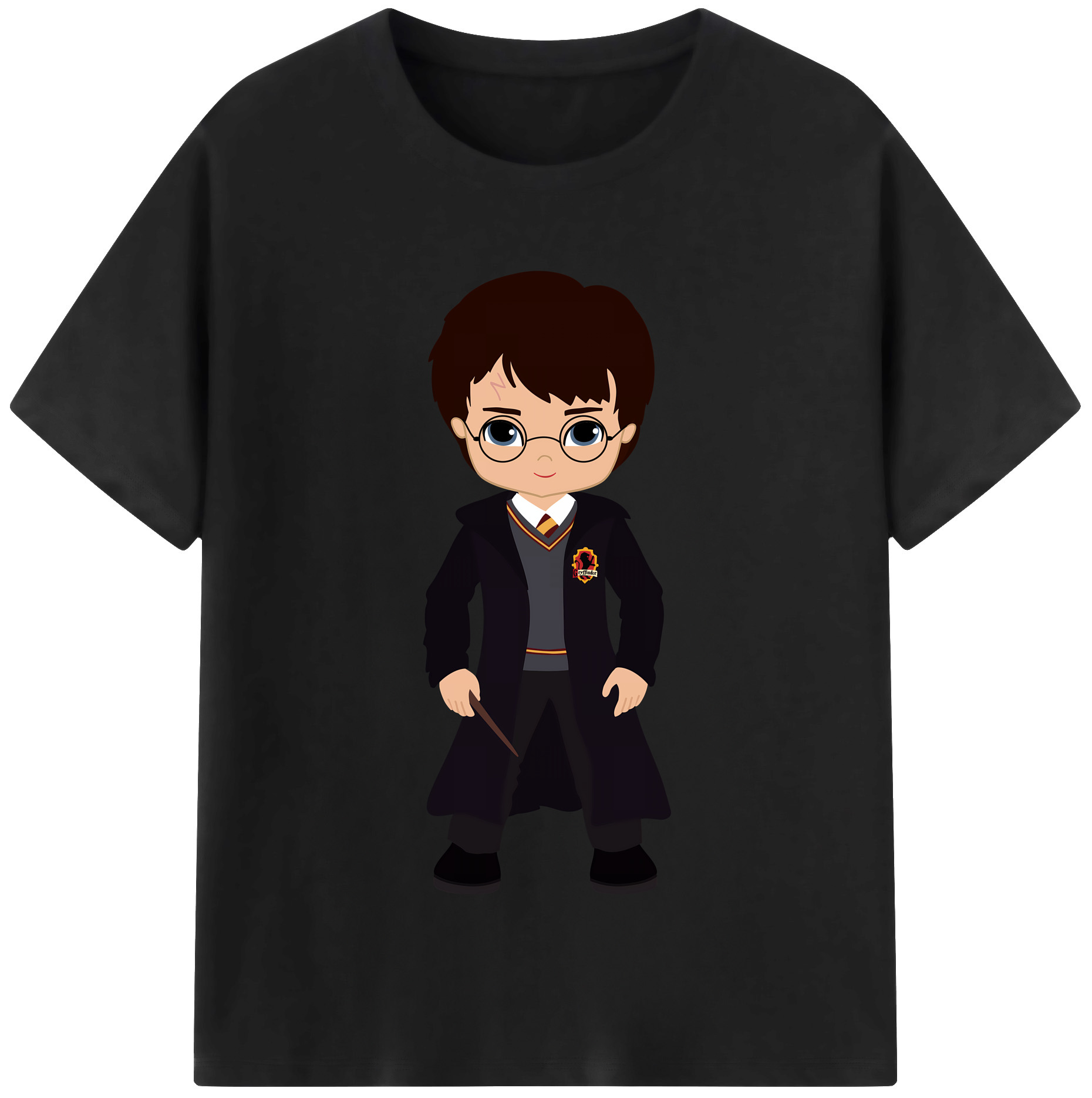（画像用） Harry Potter ハリー・ポッターシリーズ 綿100％半袖Tシャツ（フロントプリント）