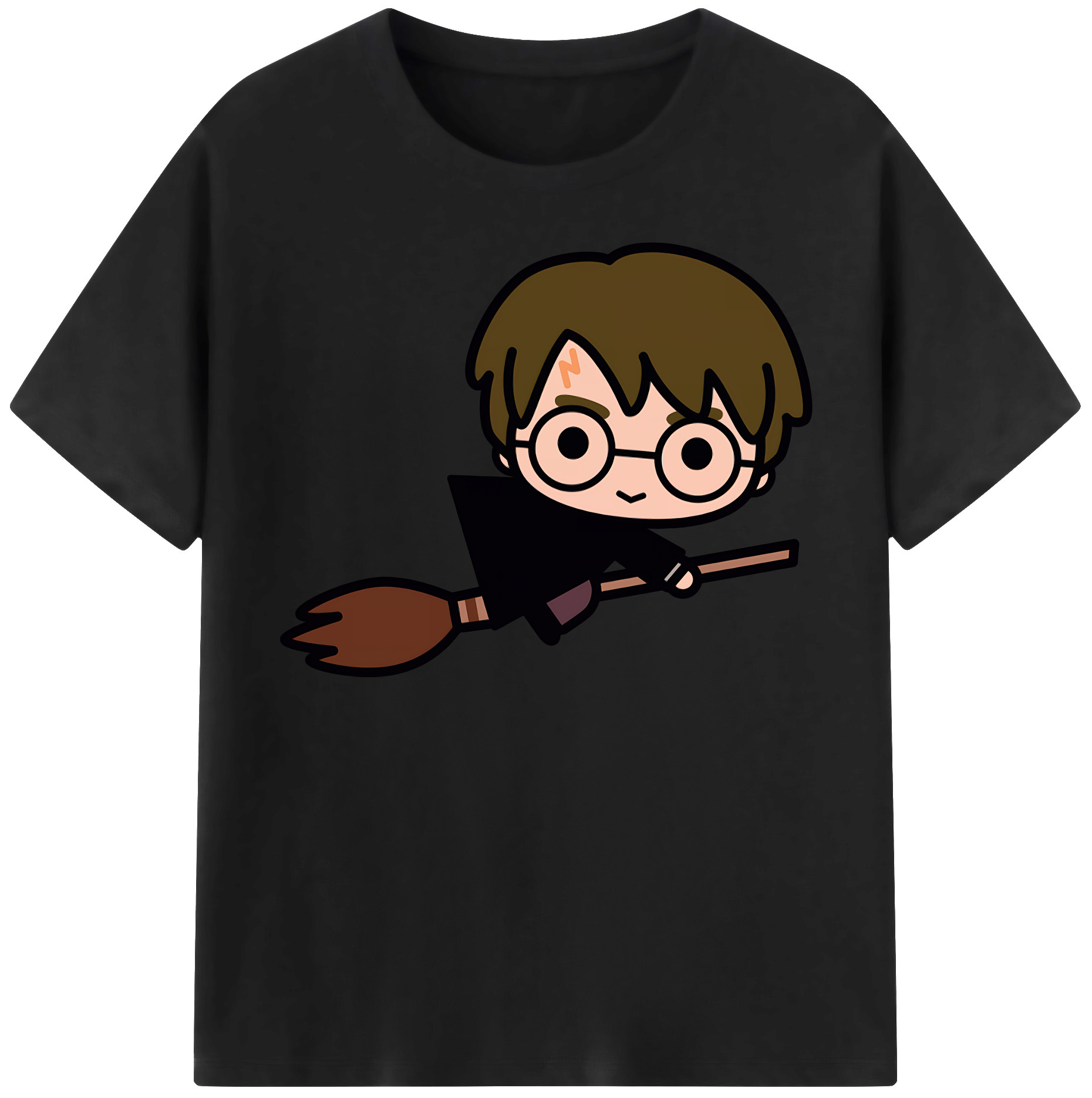 （画像用） Harry Potter ハリー・ポッターシリーズ 綿100％半袖Tシャツ（フロントプリント）