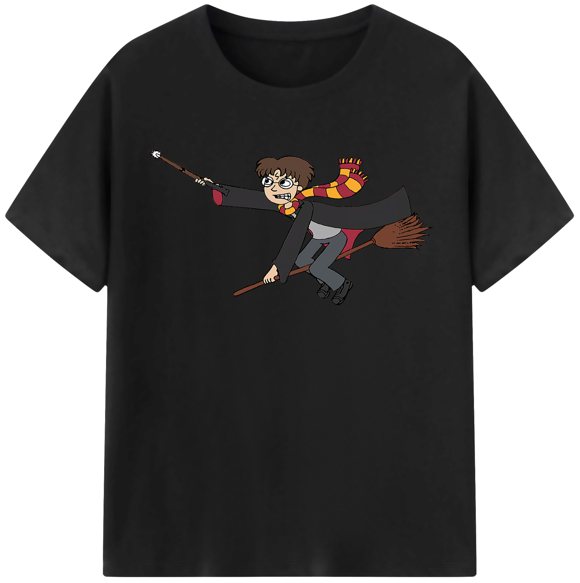 （画像用） Harry Potter ハリー・ポッターシリーズ 綿100％半袖Tシャツ（フロントプリント）