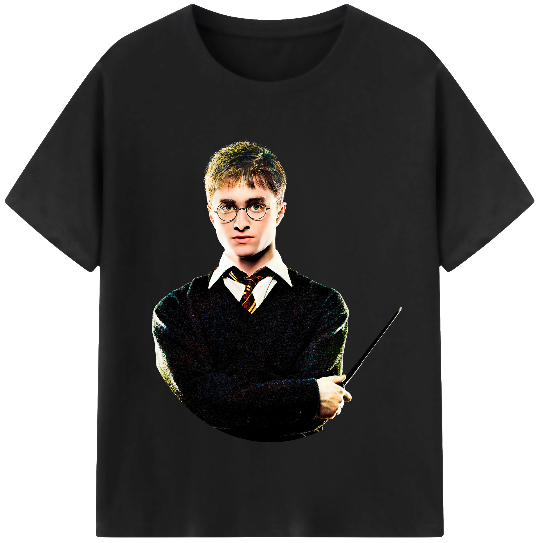 （画像用） Harry Potter ハリー・ポッターシリーズ 綿100％半袖Tシャツ（フロントプリント）