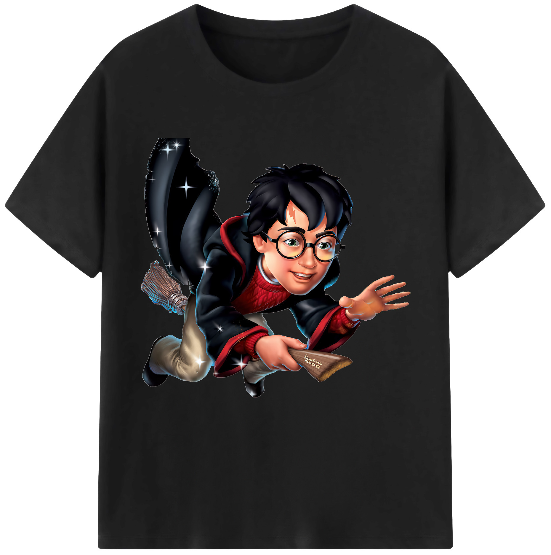 （画像用） Harry Potter ハリー・ポッターシリーズ 綿100％半袖Tシャツ（フロントプリント）