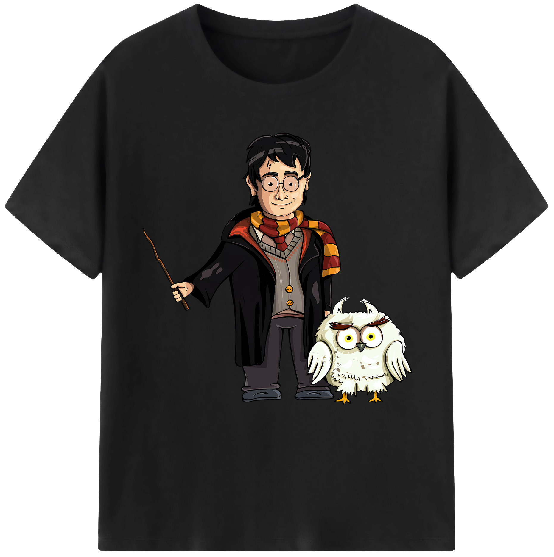 （画像用） Harry Potter ハリー・ポッターシリーズ 綿100％半袖Tシャツ（フロントプリント）