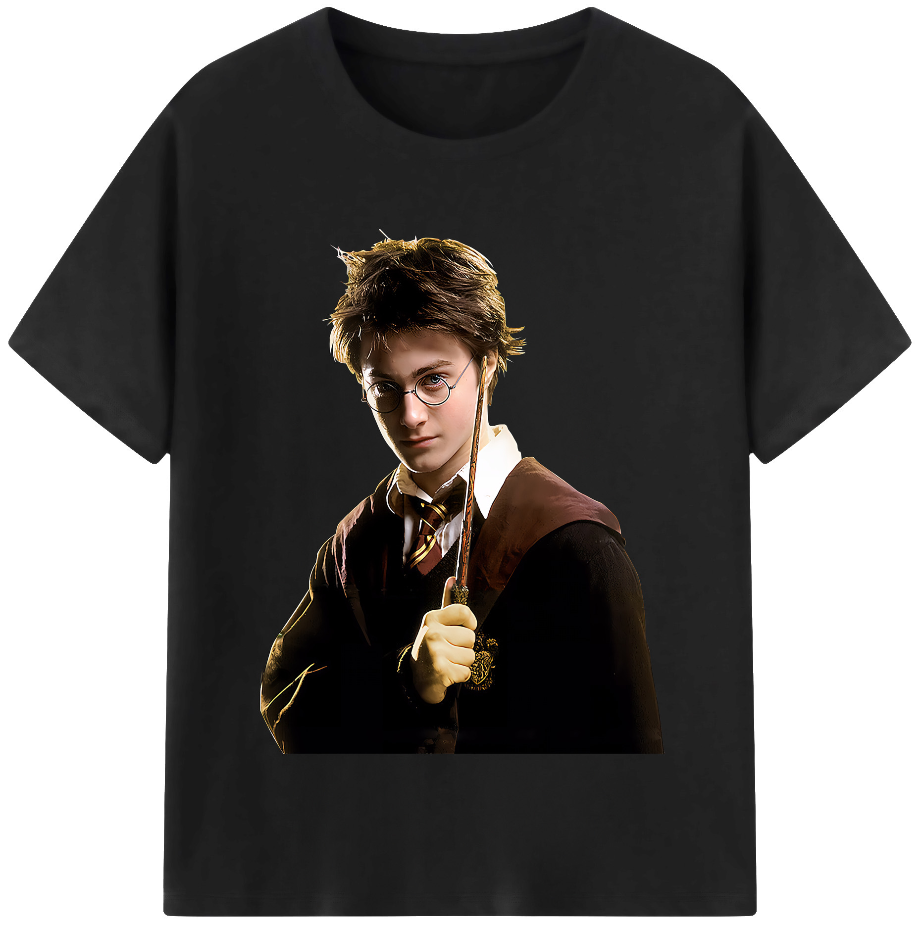 （画像用） Harry Potter ハリー・ポッターシリーズ 綿100％半袖Tシャツ（フロントプリント）