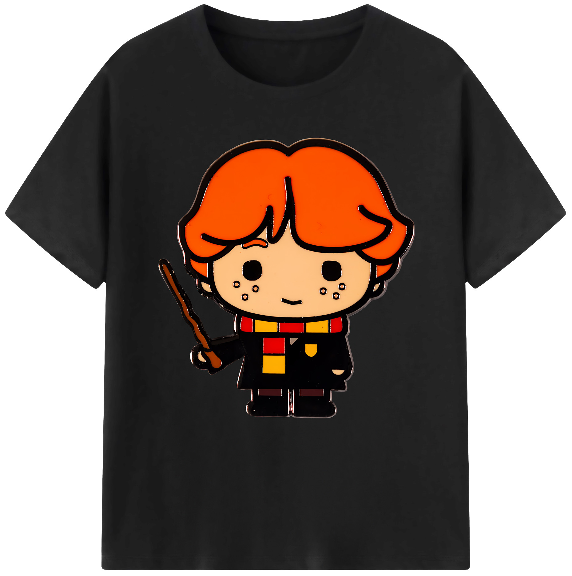 （画像用） Harry Potter ハリー・ポッターシリーズ 綿100％半袖Tシャツ（フロントプリント）