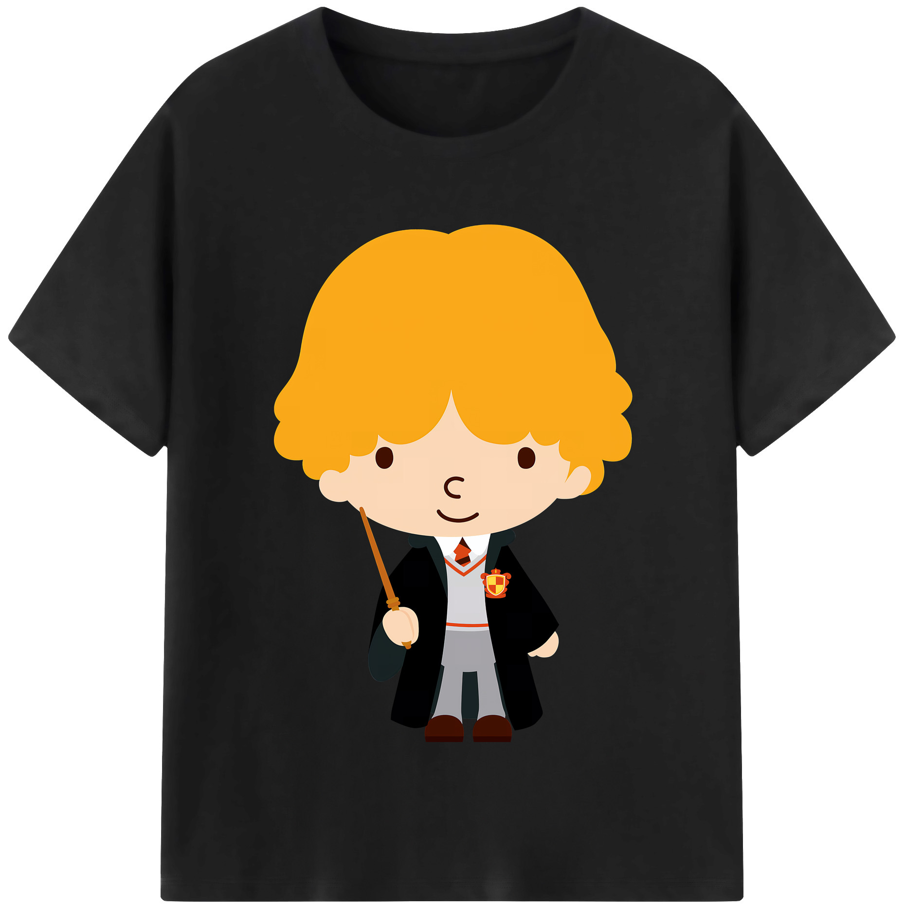 （画像用） Harry Potter ハリー・ポッターシリーズ 綿100％半袖Tシャツ（フロントプリント）
