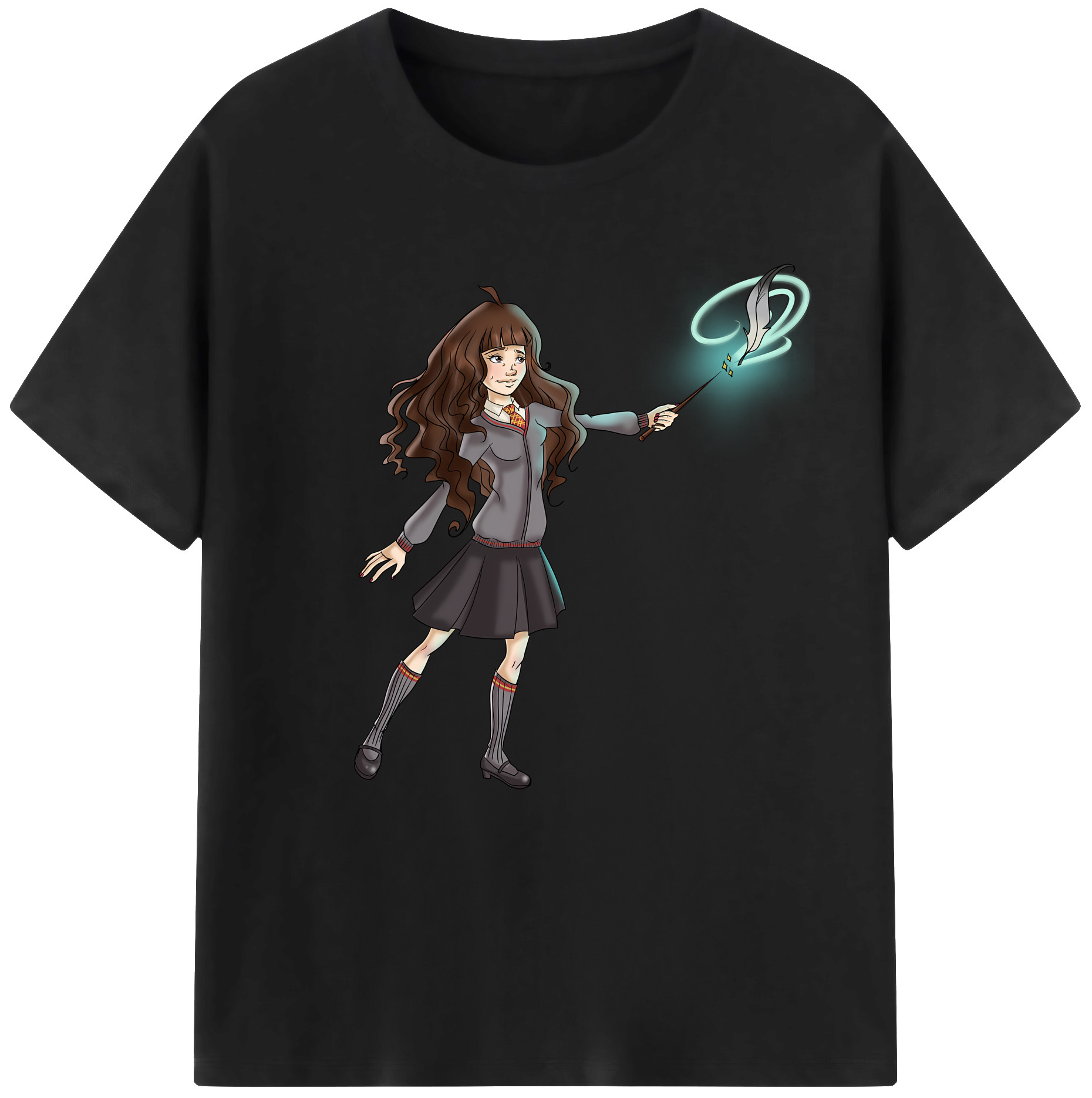 （画像用） Harry Potter ハリー・ポッターシリーズ 綿100％半袖Tシャツ（フロントプリント）