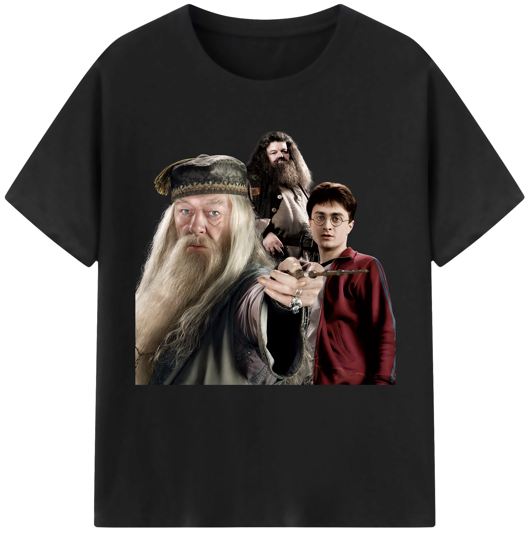 （画像用） Harry Potter ハリー・ポッターシリーズ 綿100％半袖Tシャツ（フロントプリント）