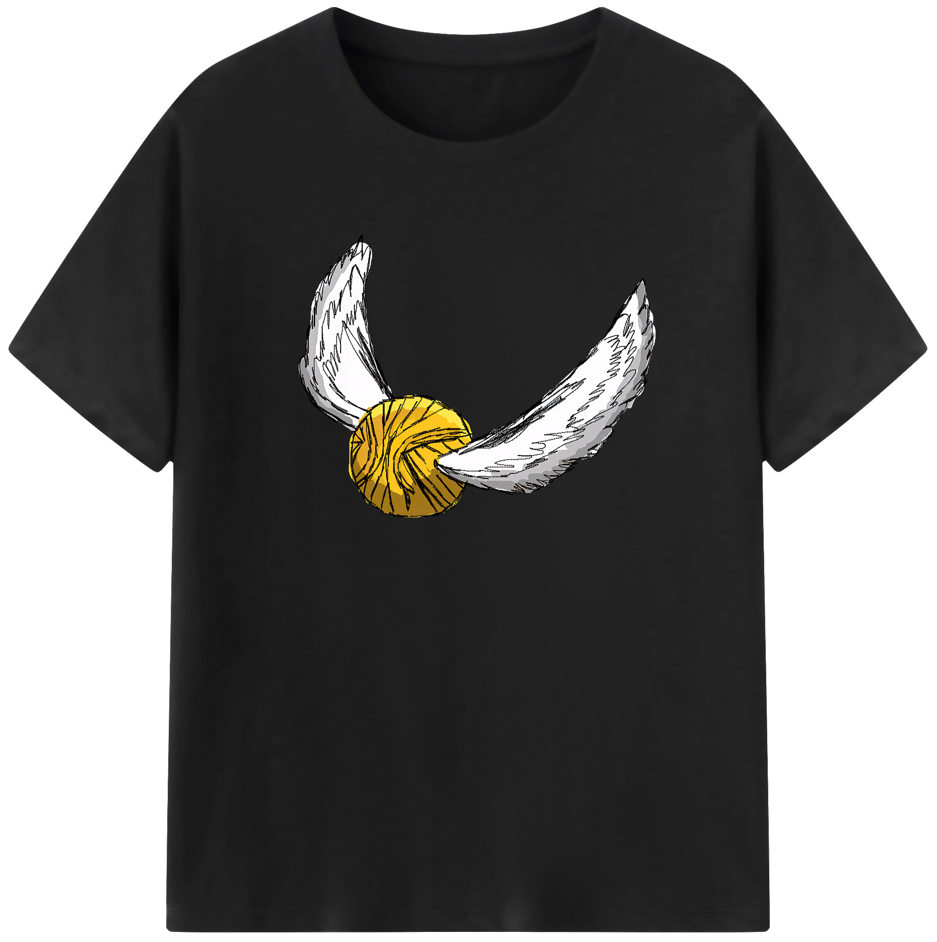 （画像用） Harry Potter ハリー・ポッターシリーズ 綿100％半袖Tシャツ（フロントプリント）