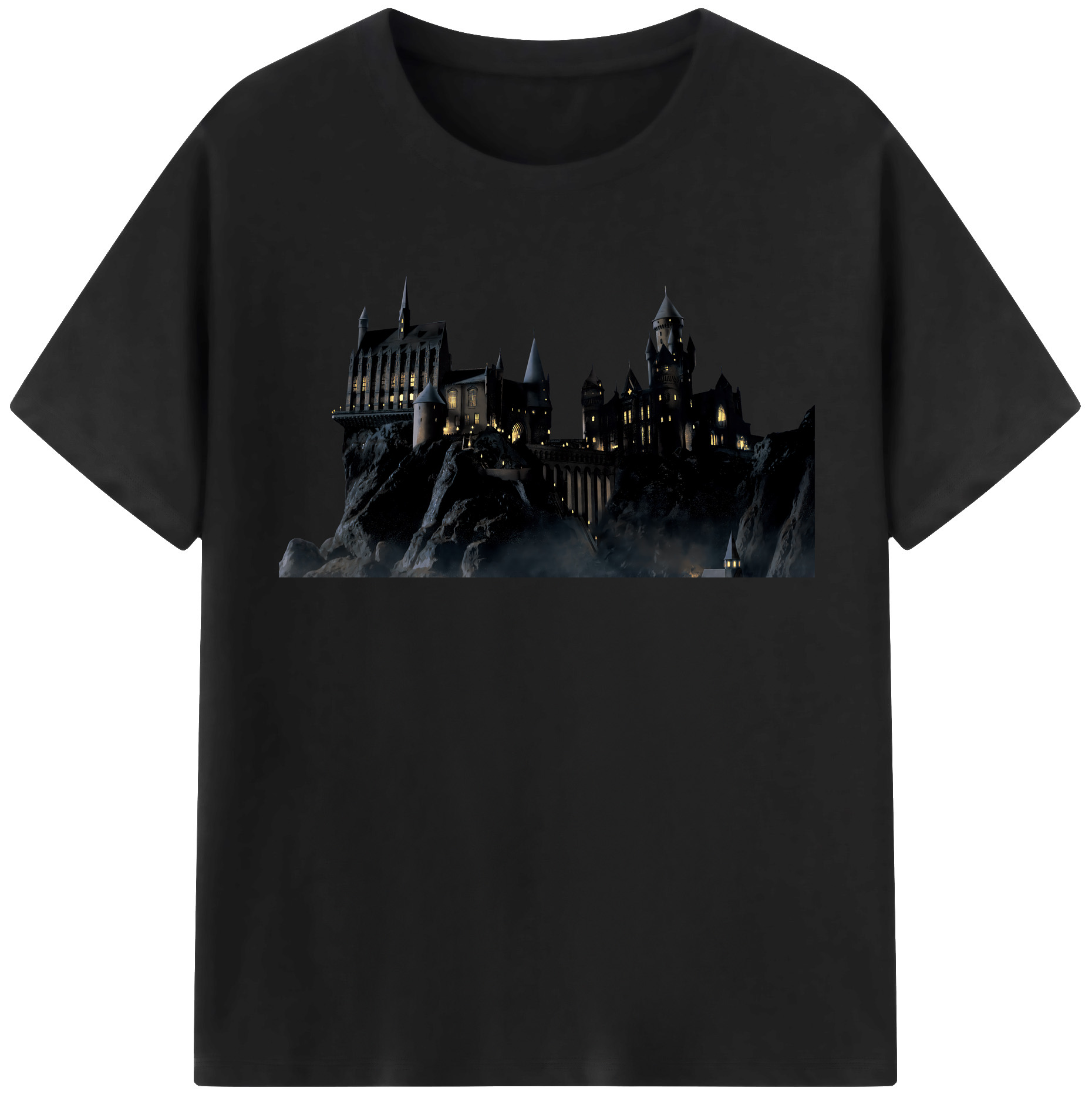 （画像用） Harry Potter ハリー・ポッターシリーズ 綿100％半袖Tシャツ（フロントプリント）