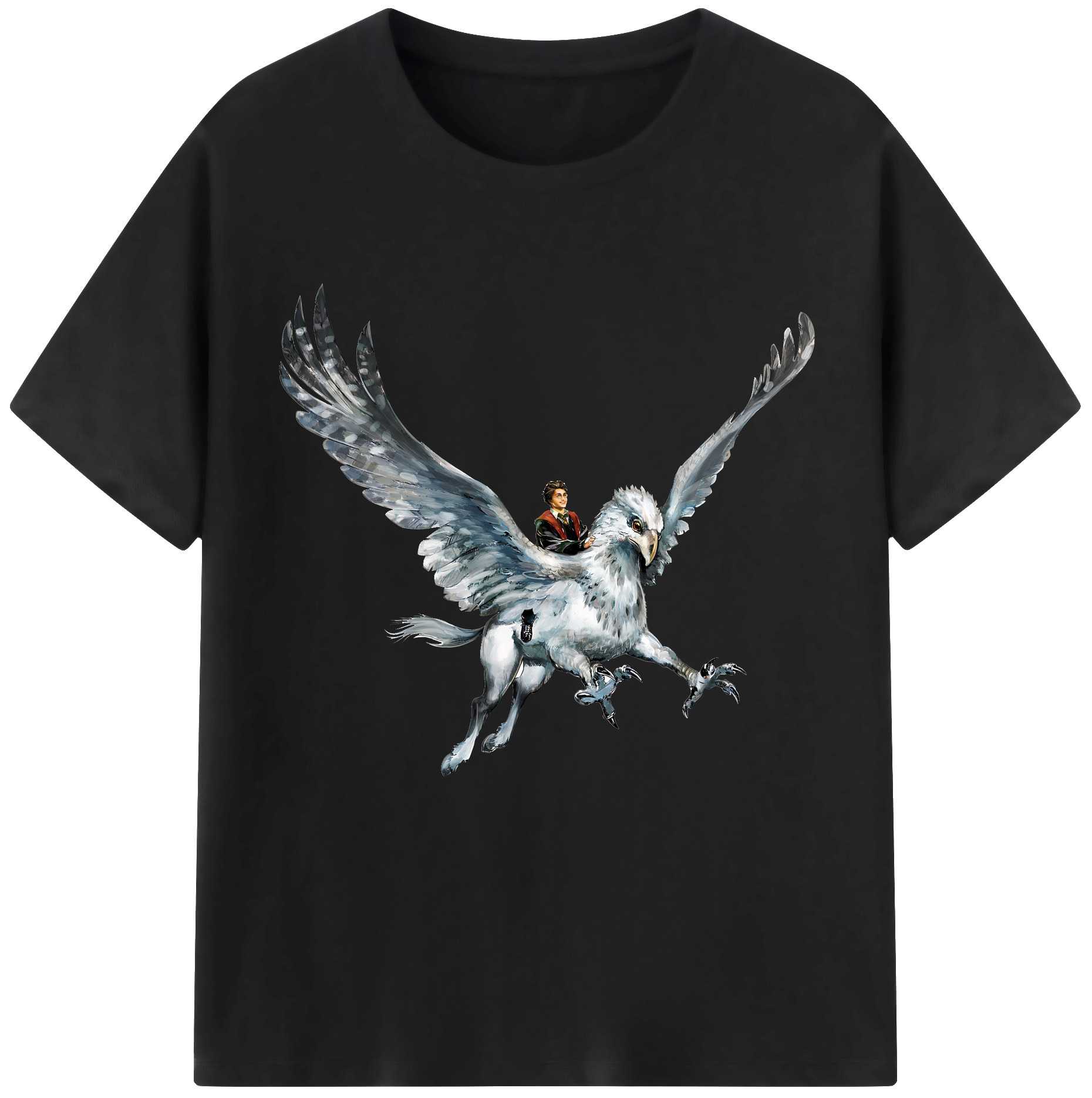 （画像用） Harry Potter ハリー・ポッターシリーズ 綿100％半袖Tシャツ（フロントプリント）