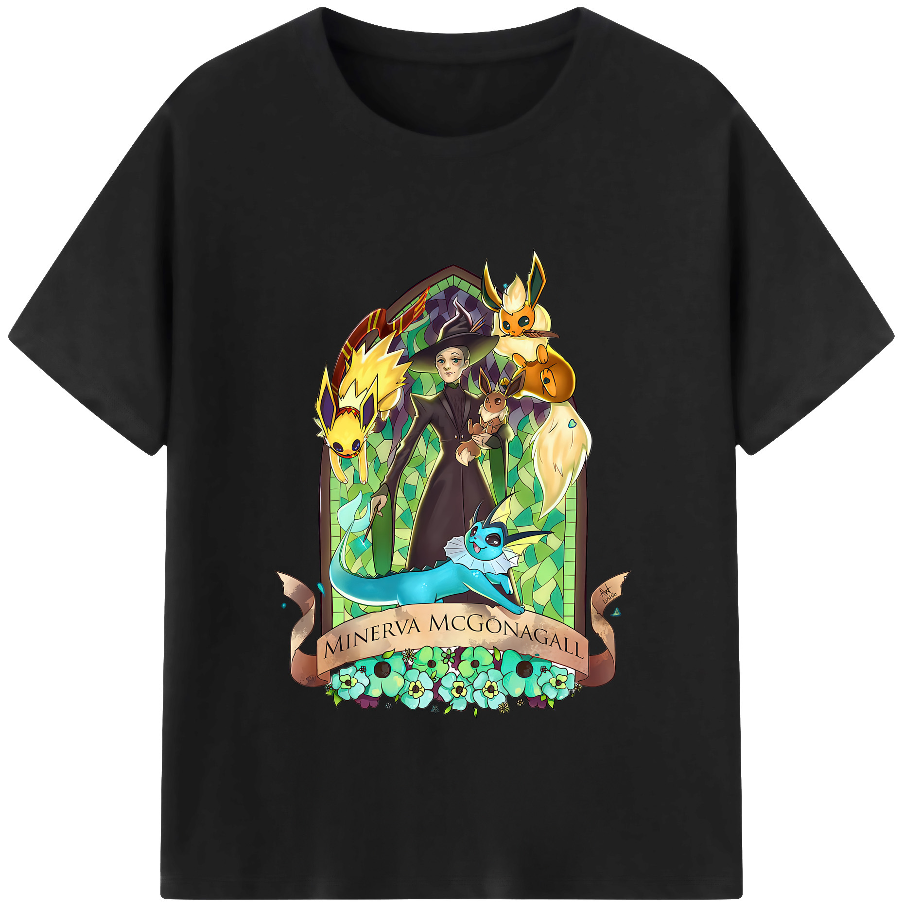 （画像用） Harry Potter ハリー・ポッターシリーズ 綿100％半袖Tシャツ（フロントプリント）