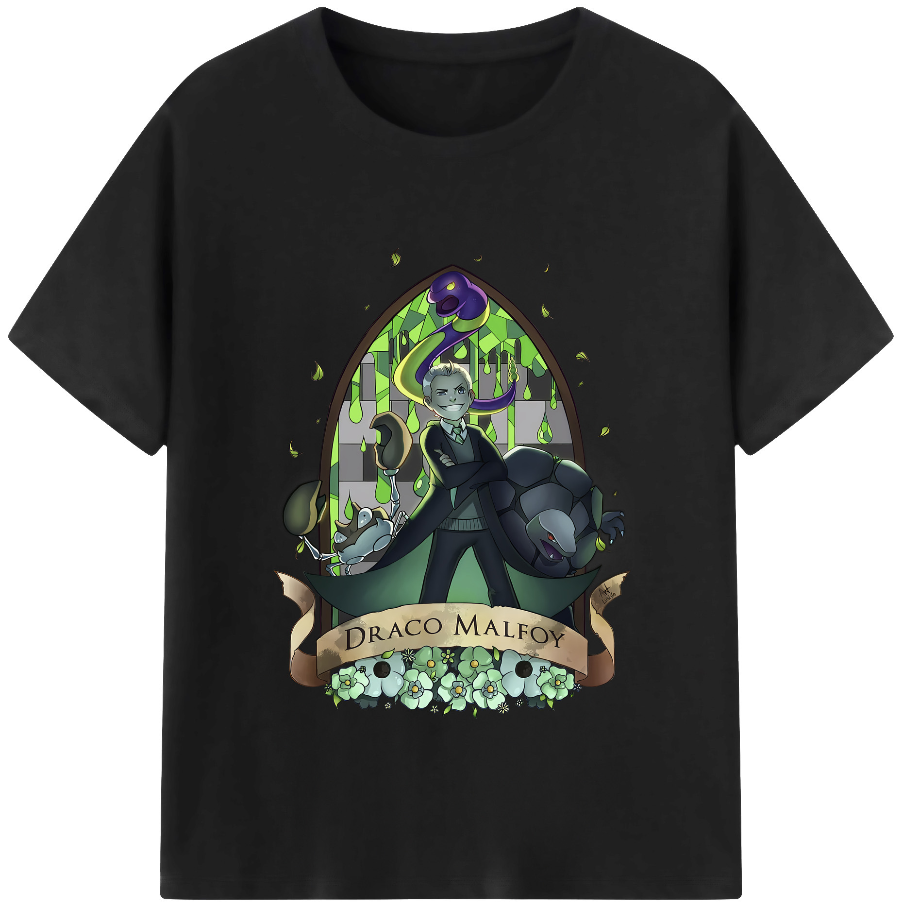 （画像用） Harry Potter ハリー・ポッターシリーズ 綿100％半袖Tシャツ（フロントプリント）