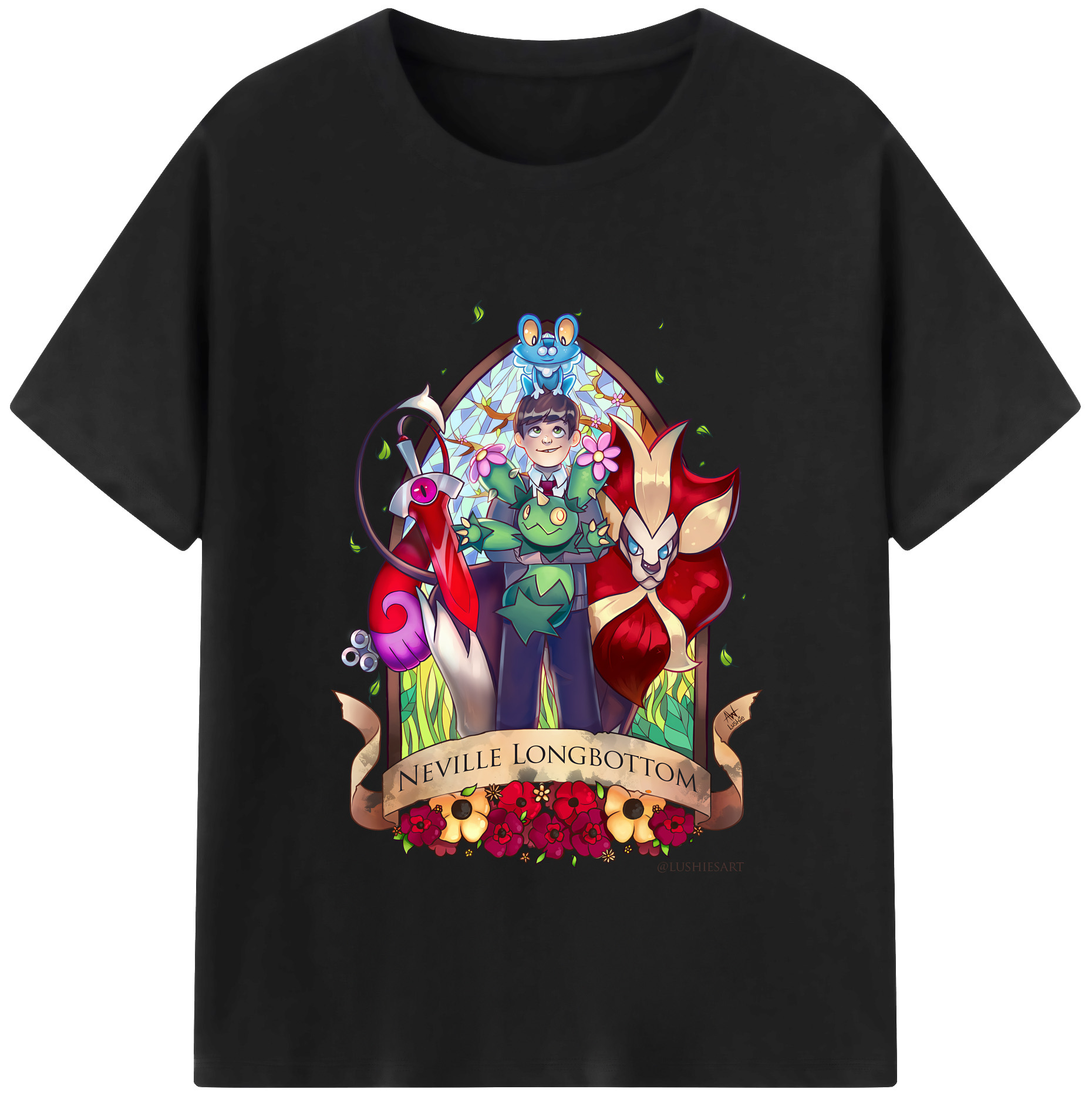 （画像用） Harry Potter ハリー・ポッターシリーズ 綿100％半袖Tシャツ（フロントプリント）