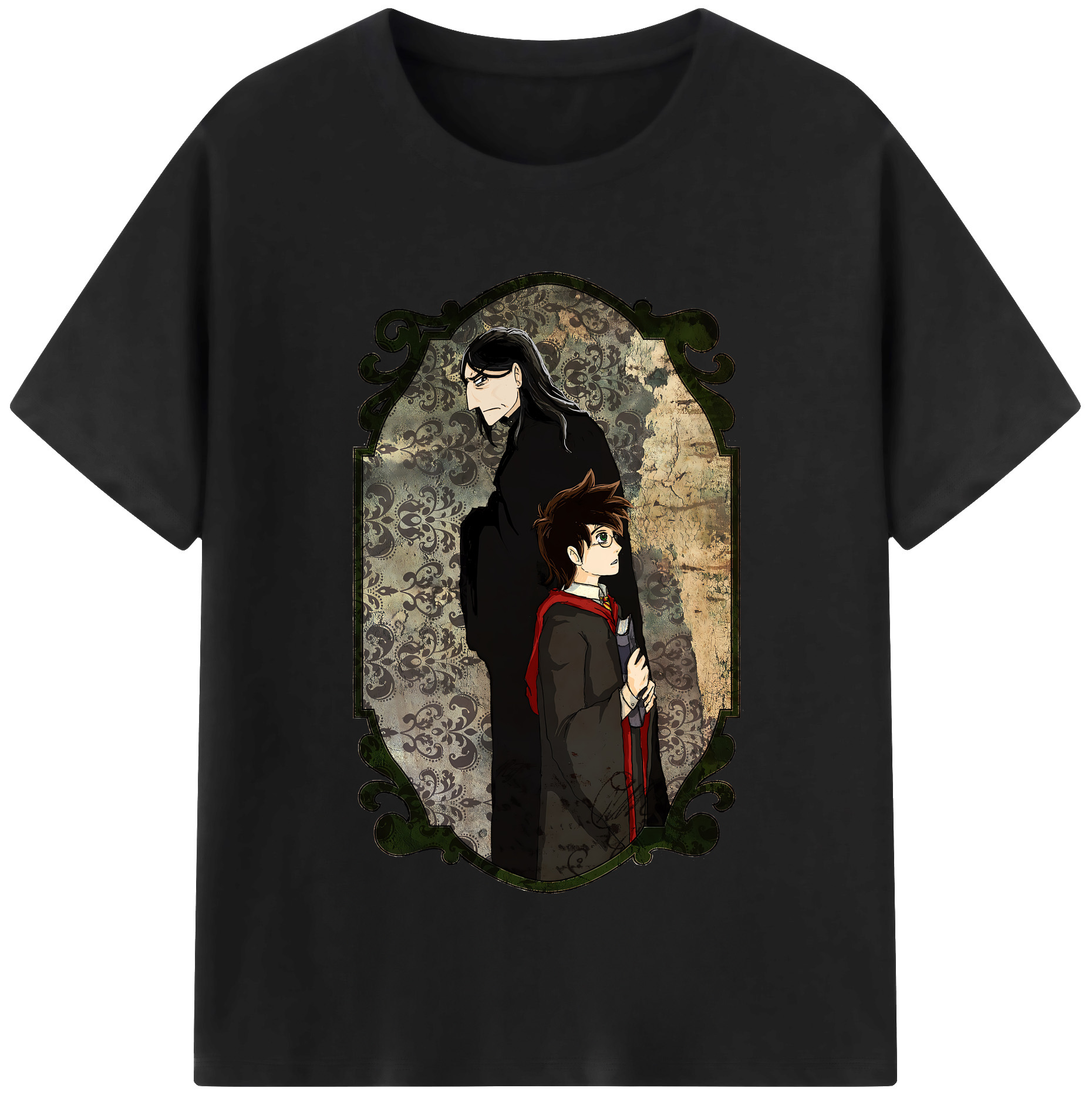 （画像用） Harry Potter ハリー・ポッターシリーズ 綿100％半袖Tシャツ（フロントプリント）