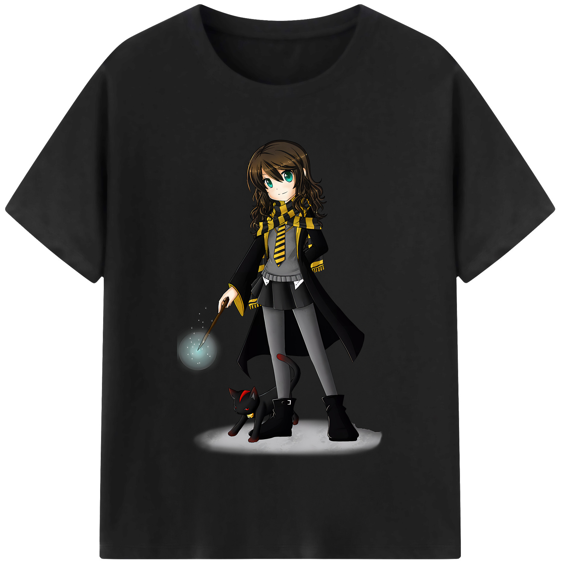 （画像用） Harry Potter ハリー・ポッターシリーズ 綿100％半袖Tシャツ（フロントプリント）