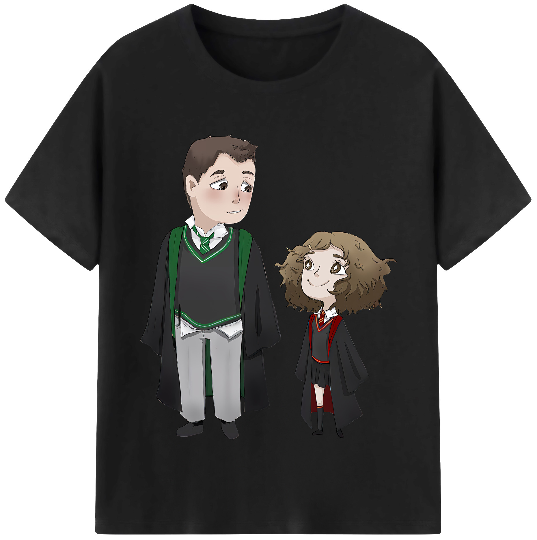 （画像用） Harry Potter ハリー・ポッターシリーズ 綿100％半袖Tシャツ（フロントプリント）