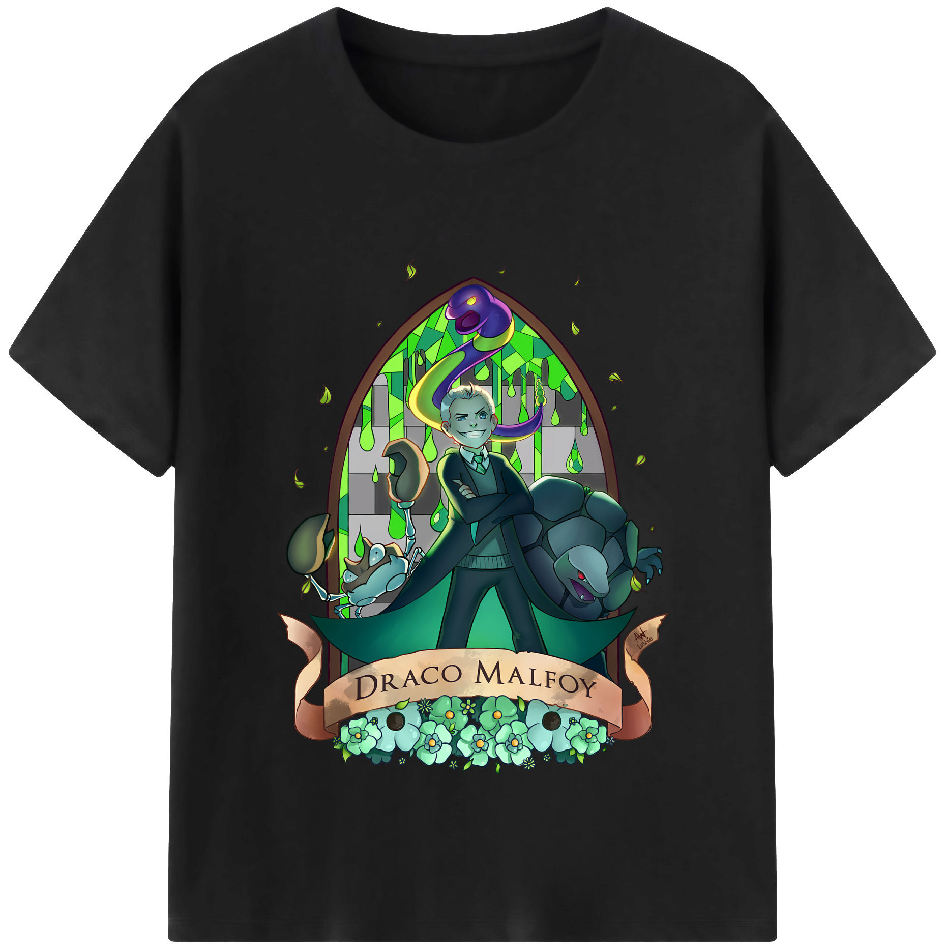 （画像用） Harry Potter ハリー・ポッターシリーズ 綿100％半袖Tシャツ（フロントプリント）