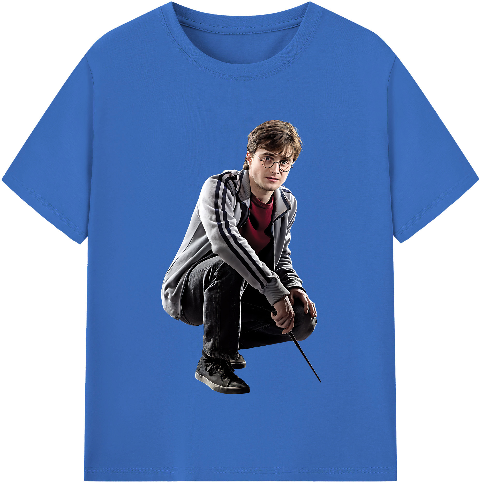 （画像用） Harry Potter ハリー・ポッターシリーズ 綿100％半袖Tシャツ（フロントプリント）