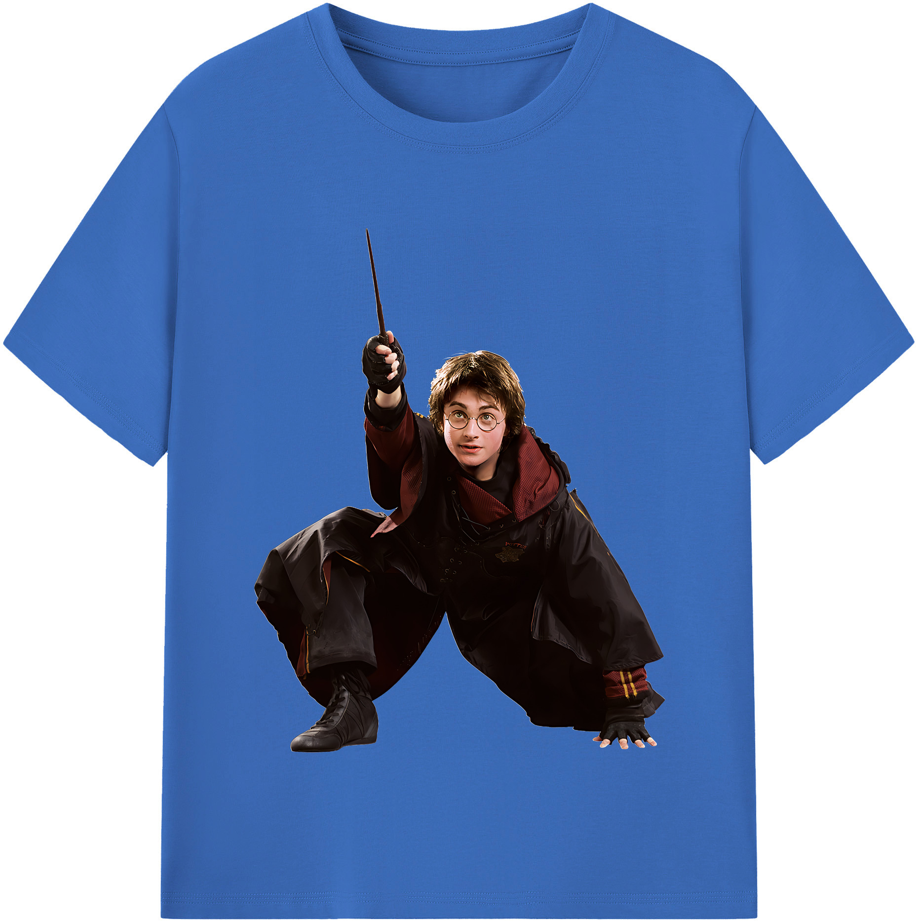 （画像用） Harry Potter ハリー・ポッターシリーズ 綿100％半袖Tシャツ（フロントプリント）