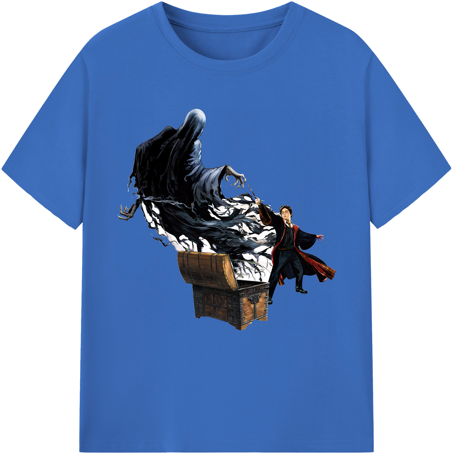 （画像用） Harry Potter ハリー・ポッターシリーズ 綿100％半袖Tシャツ（フロントプリント）