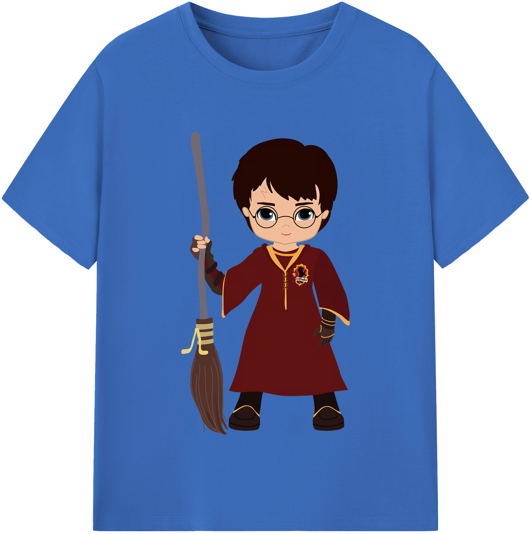 （画像用） Harry Potter ハリー・ポッターシリーズ 綿100％半袖Tシャツ（フロントプリント）