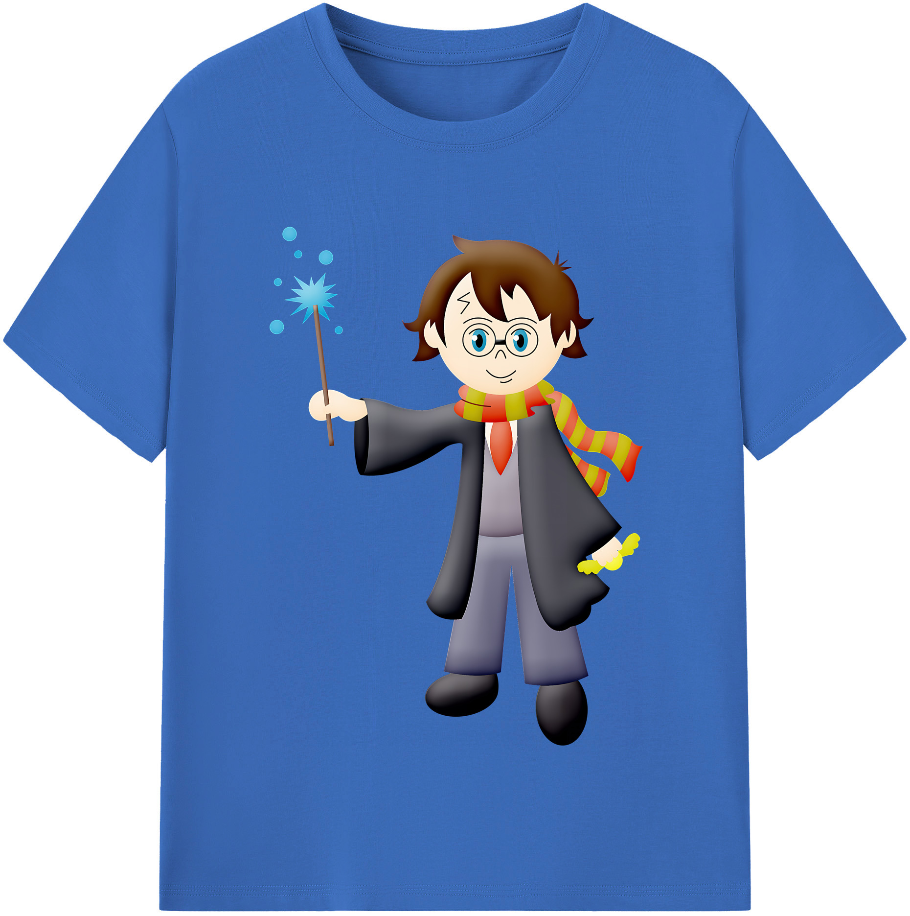 （画像用） Harry Potter ハリー・ポッターシリーズ 綿100％半袖Tシャツ（フロントプリント）