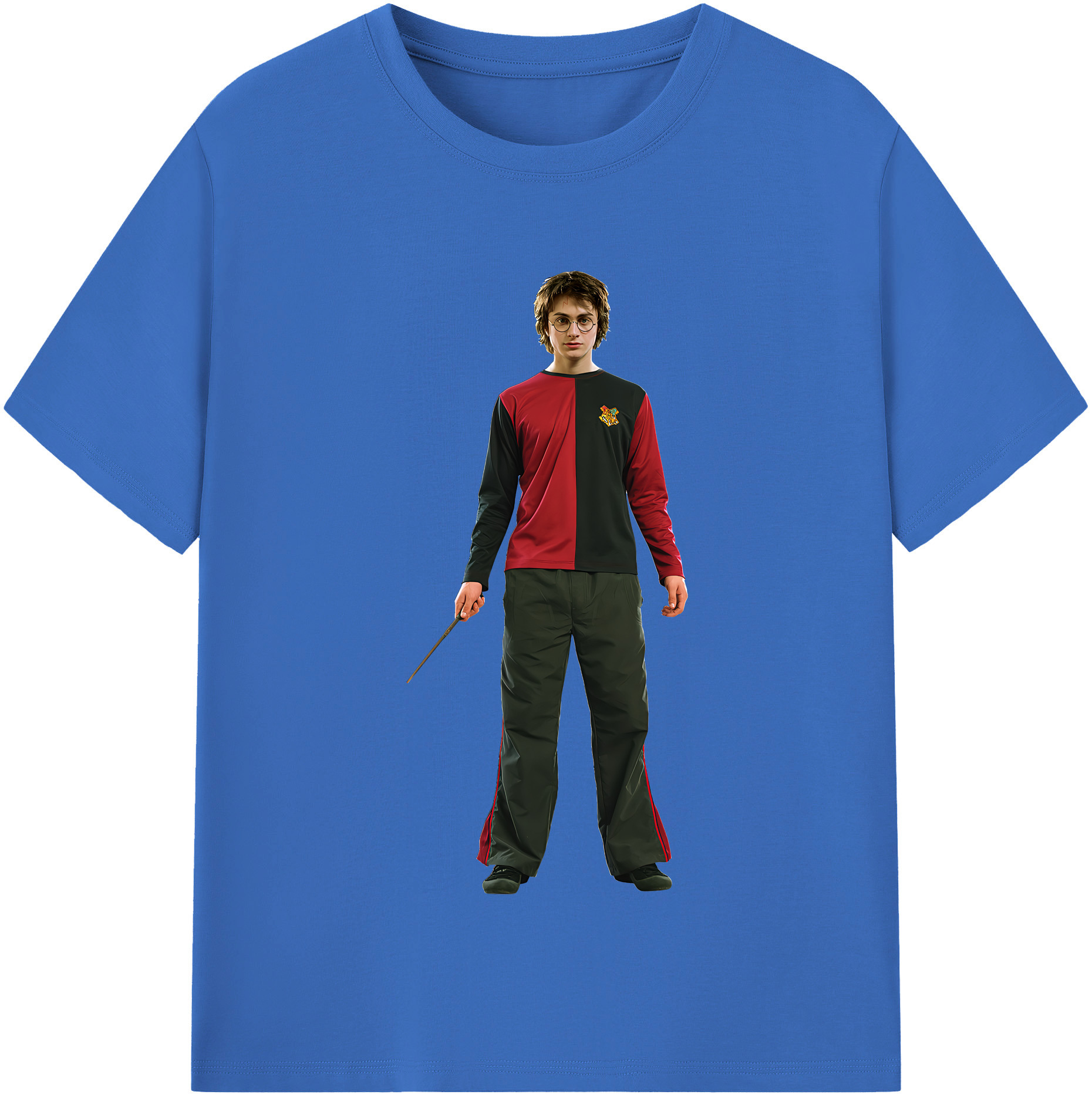 （画像用） Harry Potter ハリー・ポッターシリーズ 綿100％半袖Tシャツ（フロントプリント）