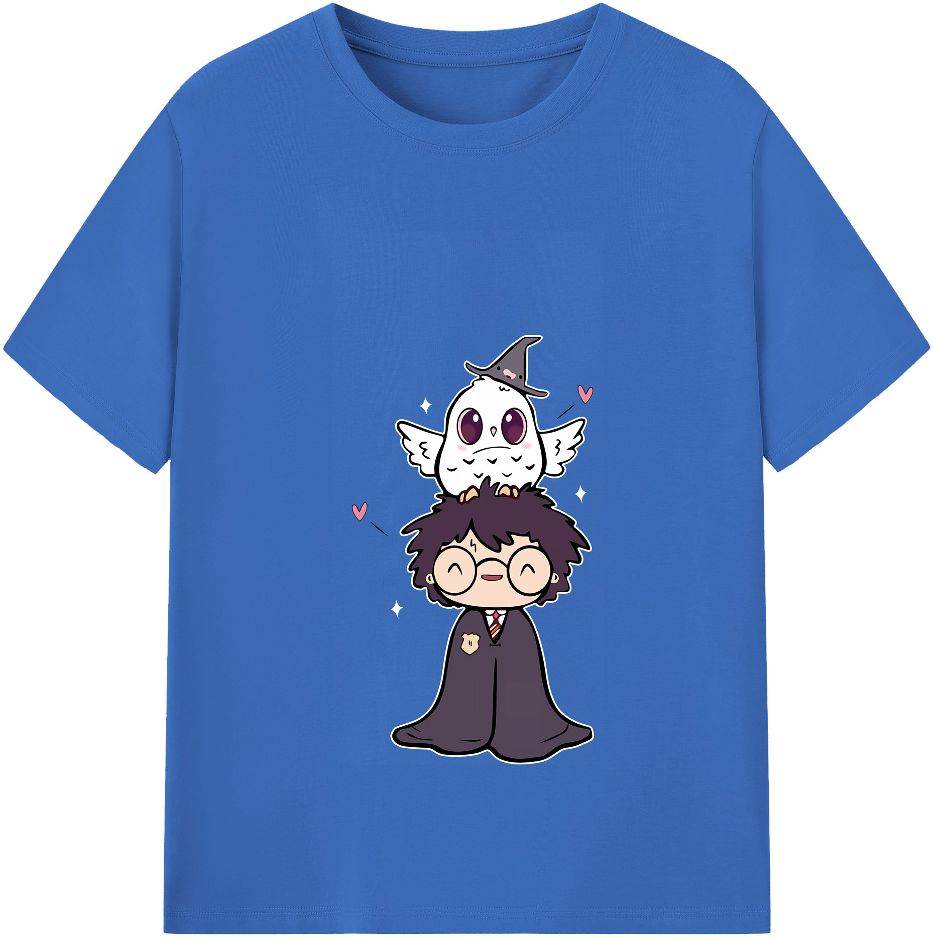 （画像用） Harry Potter ハリー・ポッターシリーズ 綿100％半袖Tシャツ（フロントプリント）