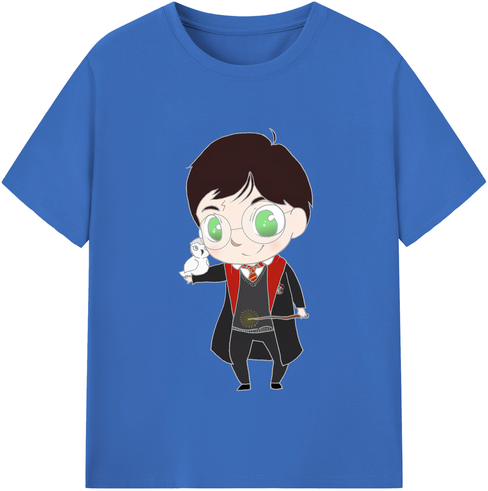 （画像用） Harry Potter ハリー・ポッターシリーズ 綿100％半袖Tシャツ（フロントプリント）