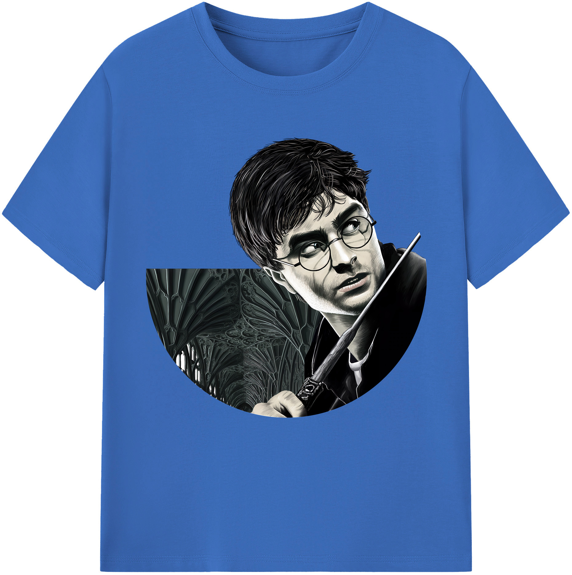 （画像用） Harry Potter ハリー・ポッターシリーズ 綿100％半袖Tシャツ（フロントプリント）