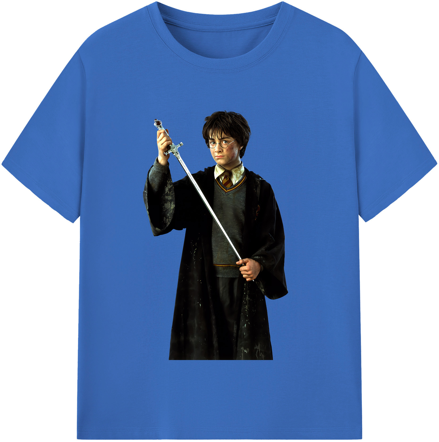 （画像用） Harry Potter ハリー・ポッターシリーズ 綿100％半袖Tシャツ（フロントプリント）