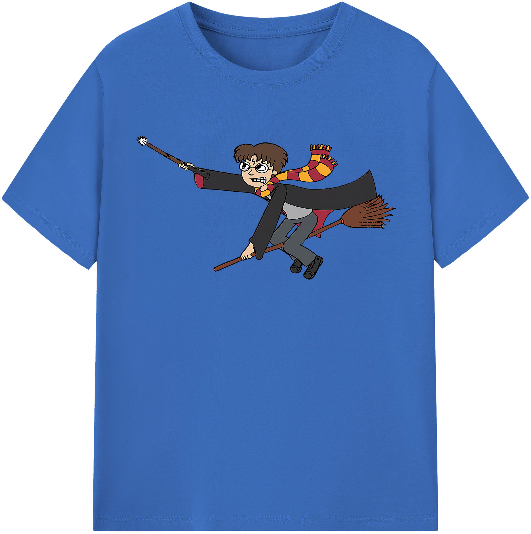 （画像用） Harry Potter ハリー・ポッターシリーズ 綿100％半袖Tシャツ（フロントプリント）