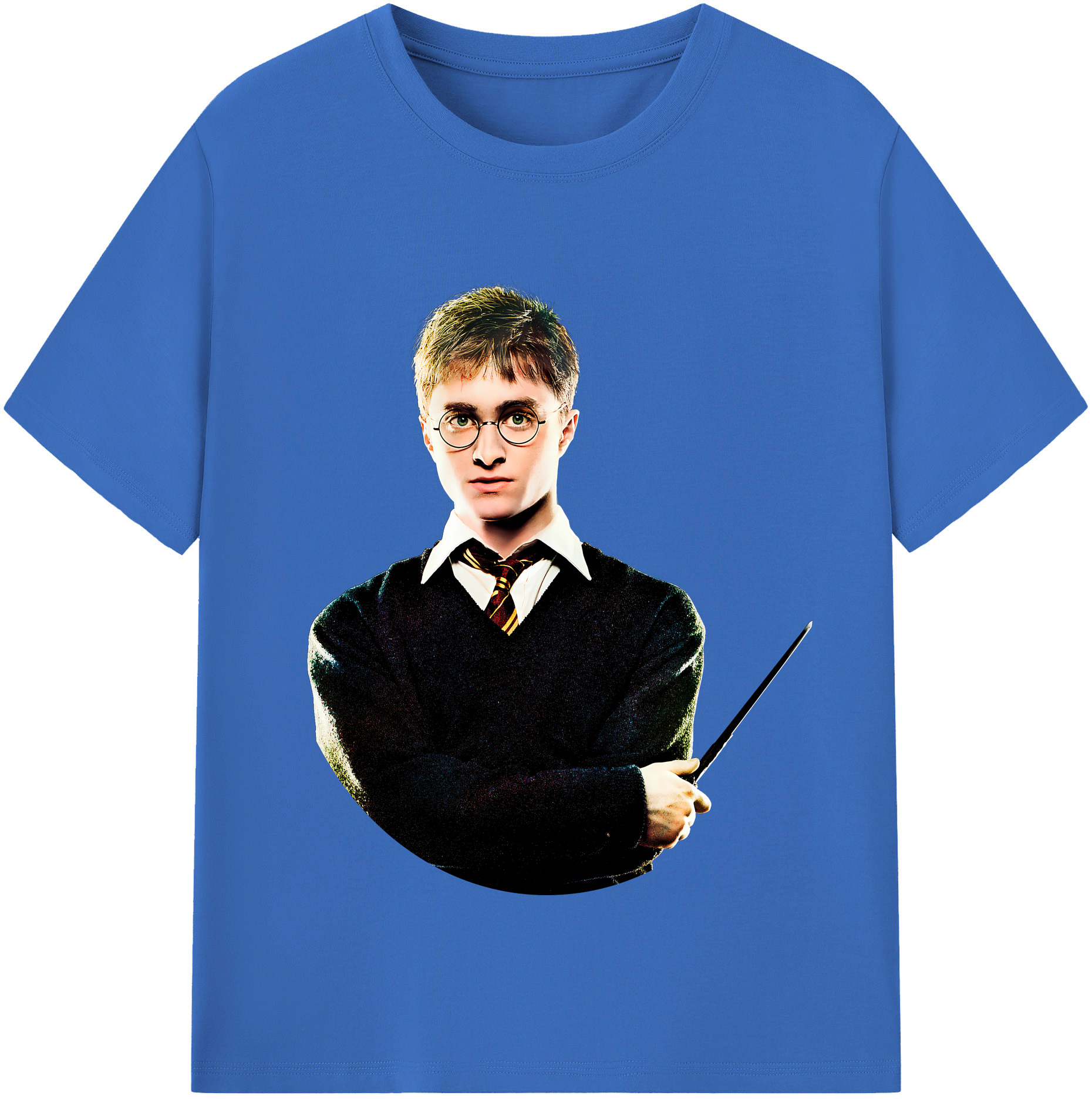 （画像用） Harry Potter ハリー・ポッターシリーズ 綿100％半袖Tシャツ（フロントプリント）