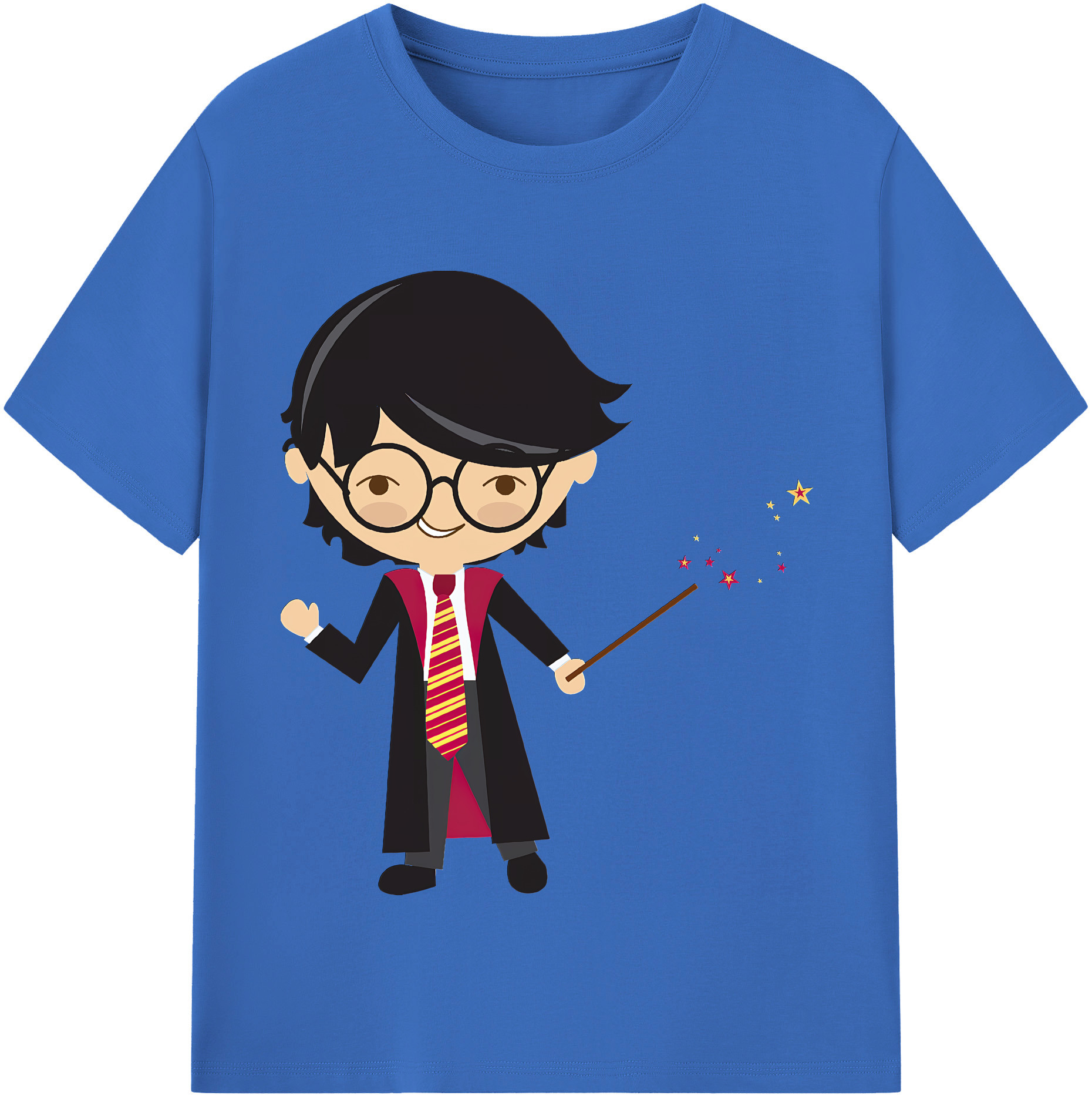 （画像用） Harry Potter ハリー・ポッターシリーズ 綿100％半袖Tシャツ（フロントプリント）