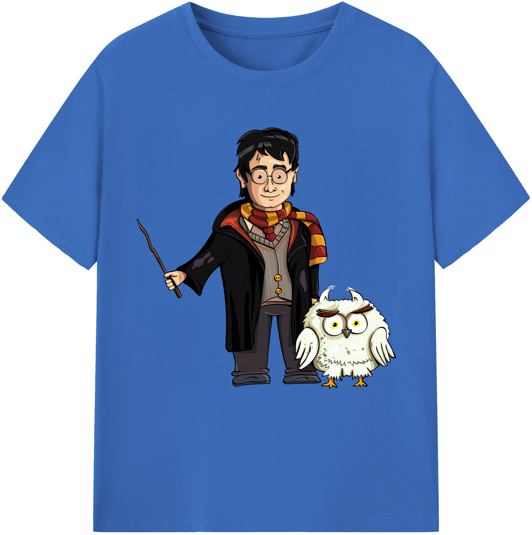 （画像用） Harry Potter ハリー・ポッターシリーズ 綿100％半袖Tシャツ（フロントプリント）
