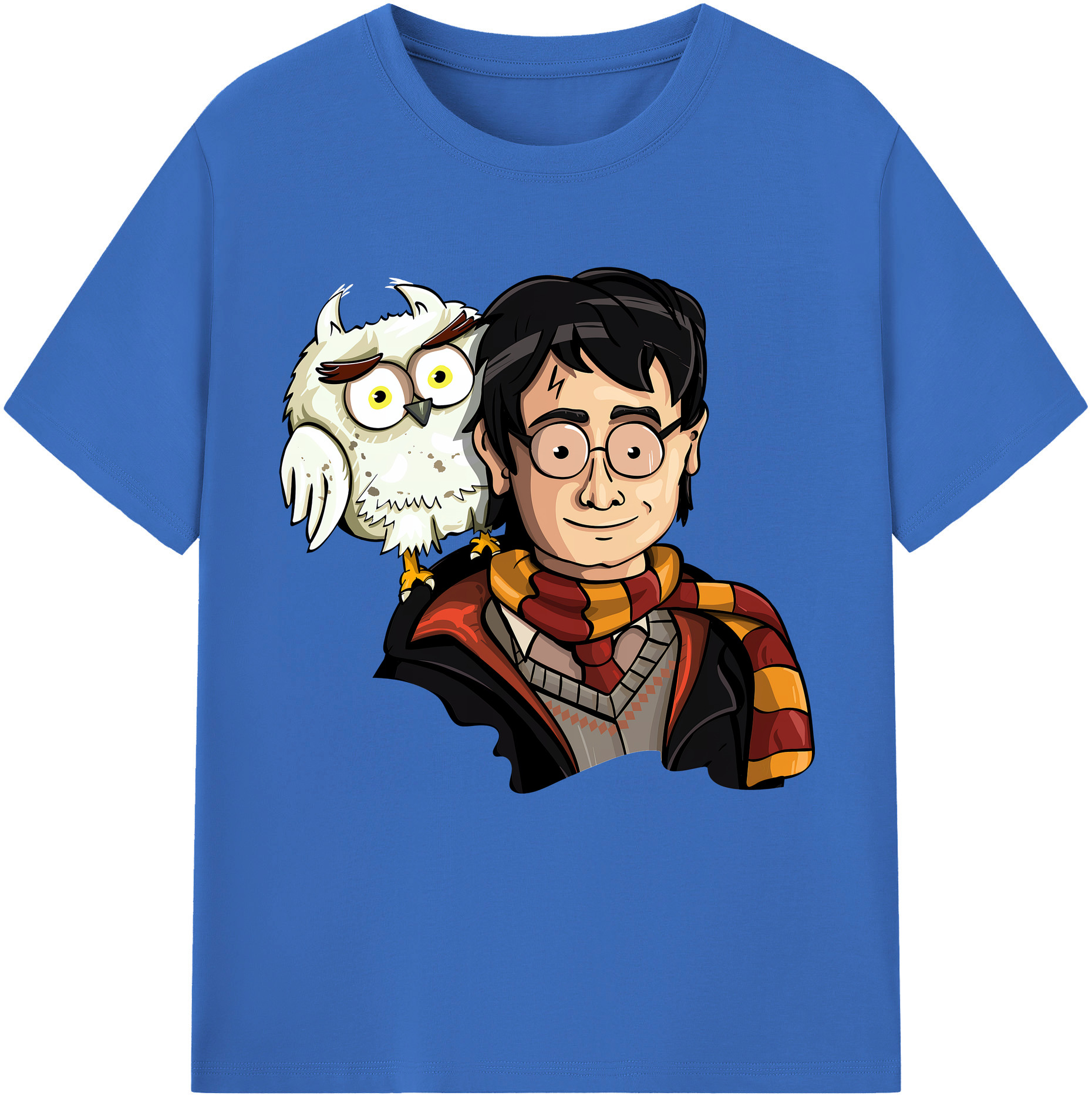 （画像用） Harry Potter ハリー・ポッターシリーズ 綿100％半袖Tシャツ（フロントプリント）