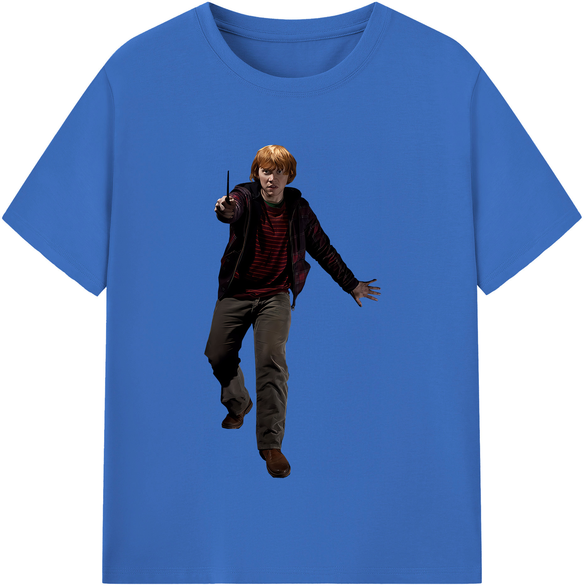 （画像用） Harry Potter ハリー・ポッターシリーズ 綿100％半袖Tシャツ（フロントプリント）