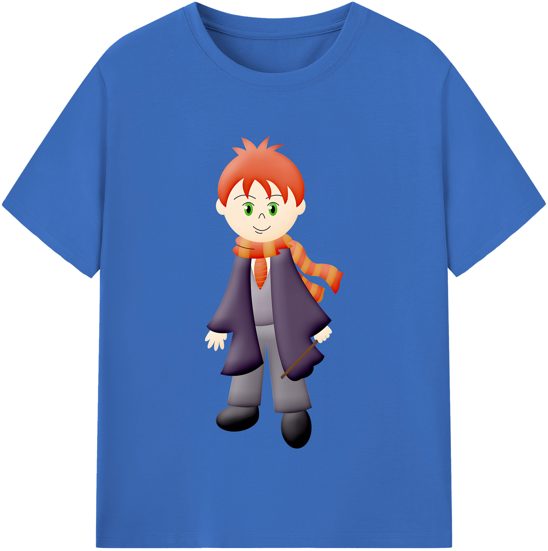 （画像用） Harry Potter ハリー・ポッターシリーズ 綿100％半袖Tシャツ（フロントプリント）